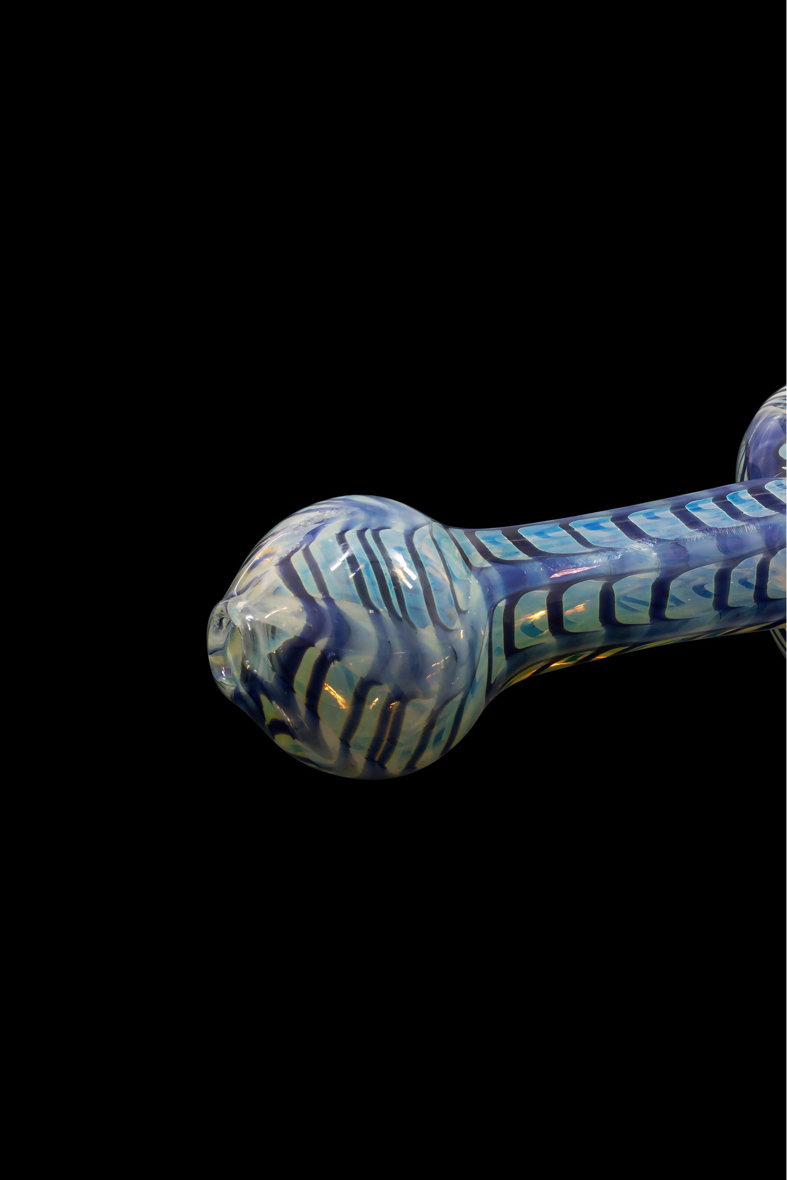 LA Pipes Candy Swirl Magic Glass Spoon Pipe