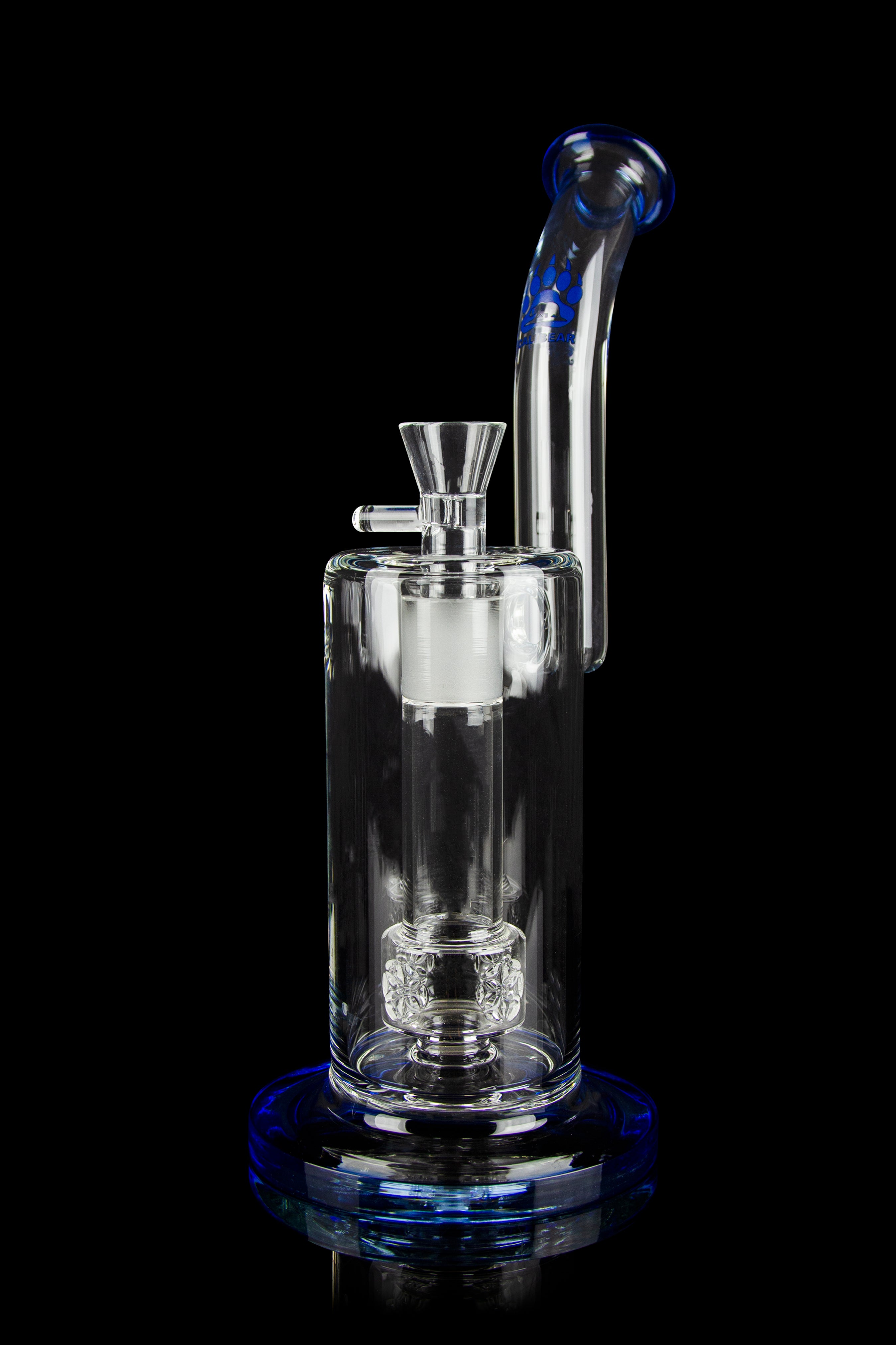 Calibear's Stunning Bent Neck Seed of Life Perc Bong