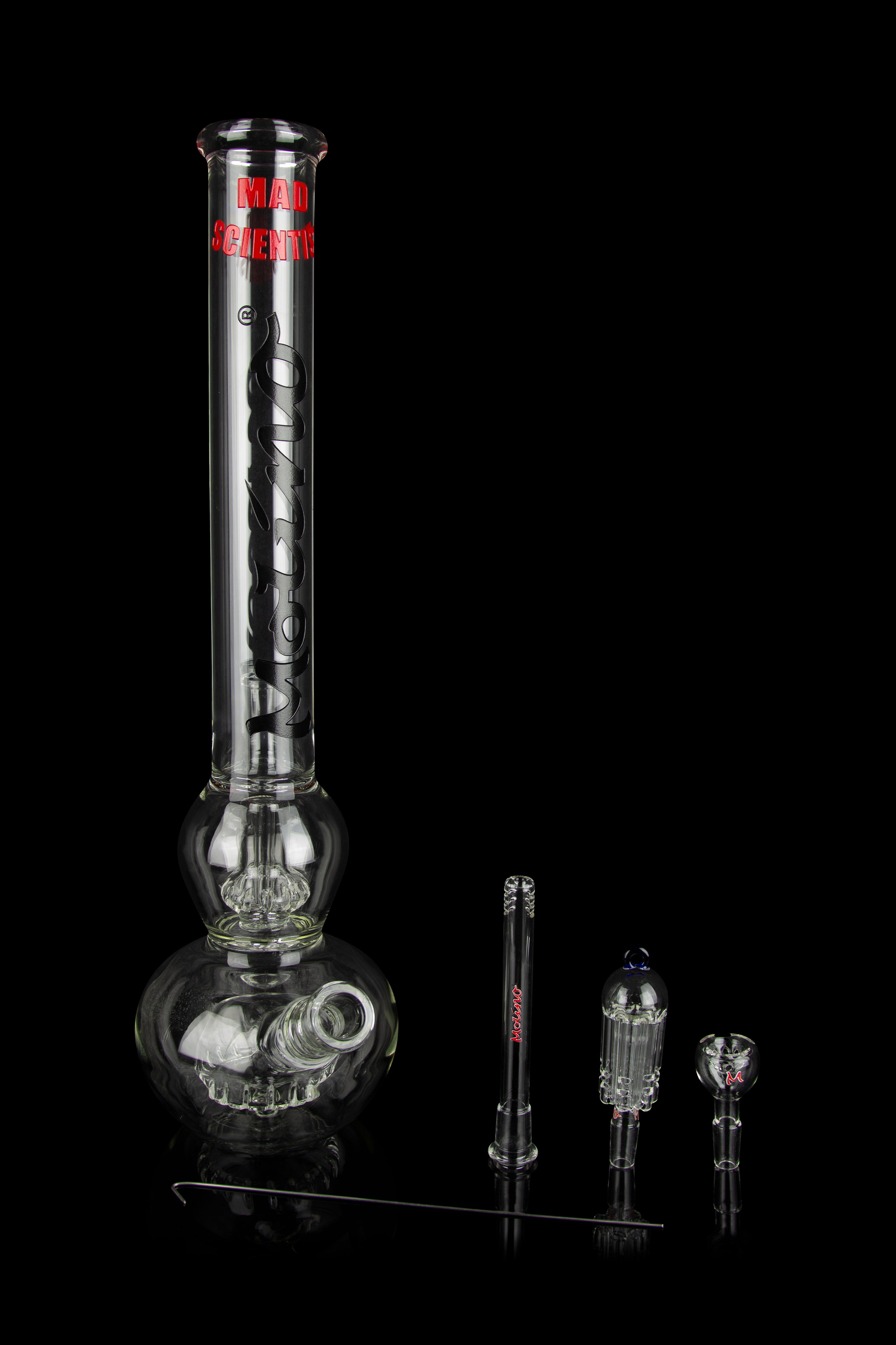Molino Glass Mad Scientist Bong V4 - The Ultimate Smoking Masterpiece