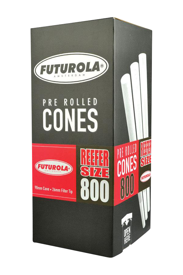 Futurola Reefer Size Cones - 800 Pack: Your Premium Smoking Solution