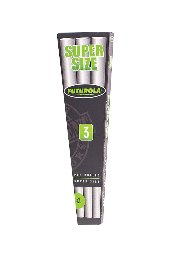 Futurola Super Size Pre-rolled Cones - 3 Pack: Jumbo Smoking Delight