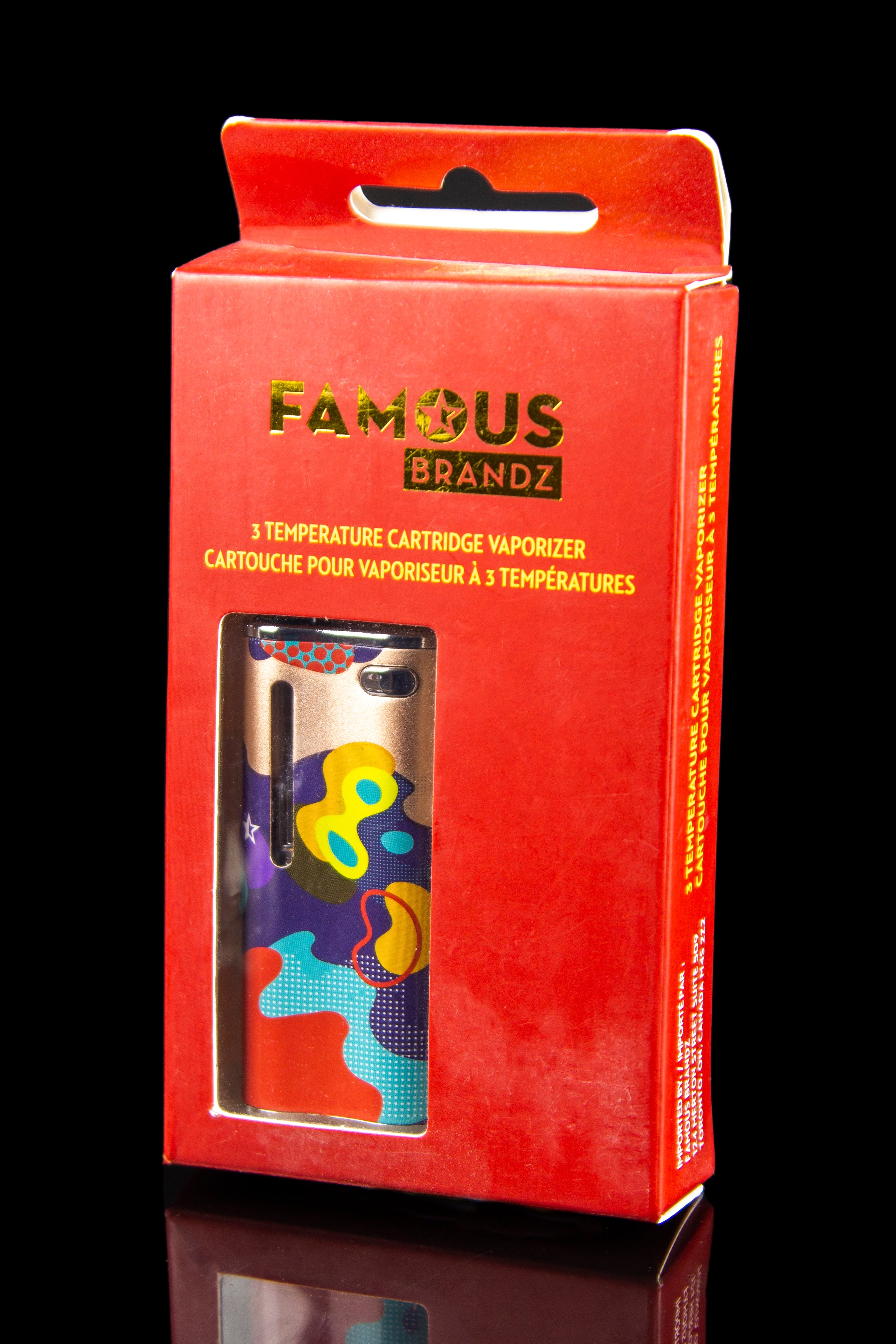 Famouz Brandz Papaya Vaporizer Cartridge - A Colorful Vape for Passionate Vapers