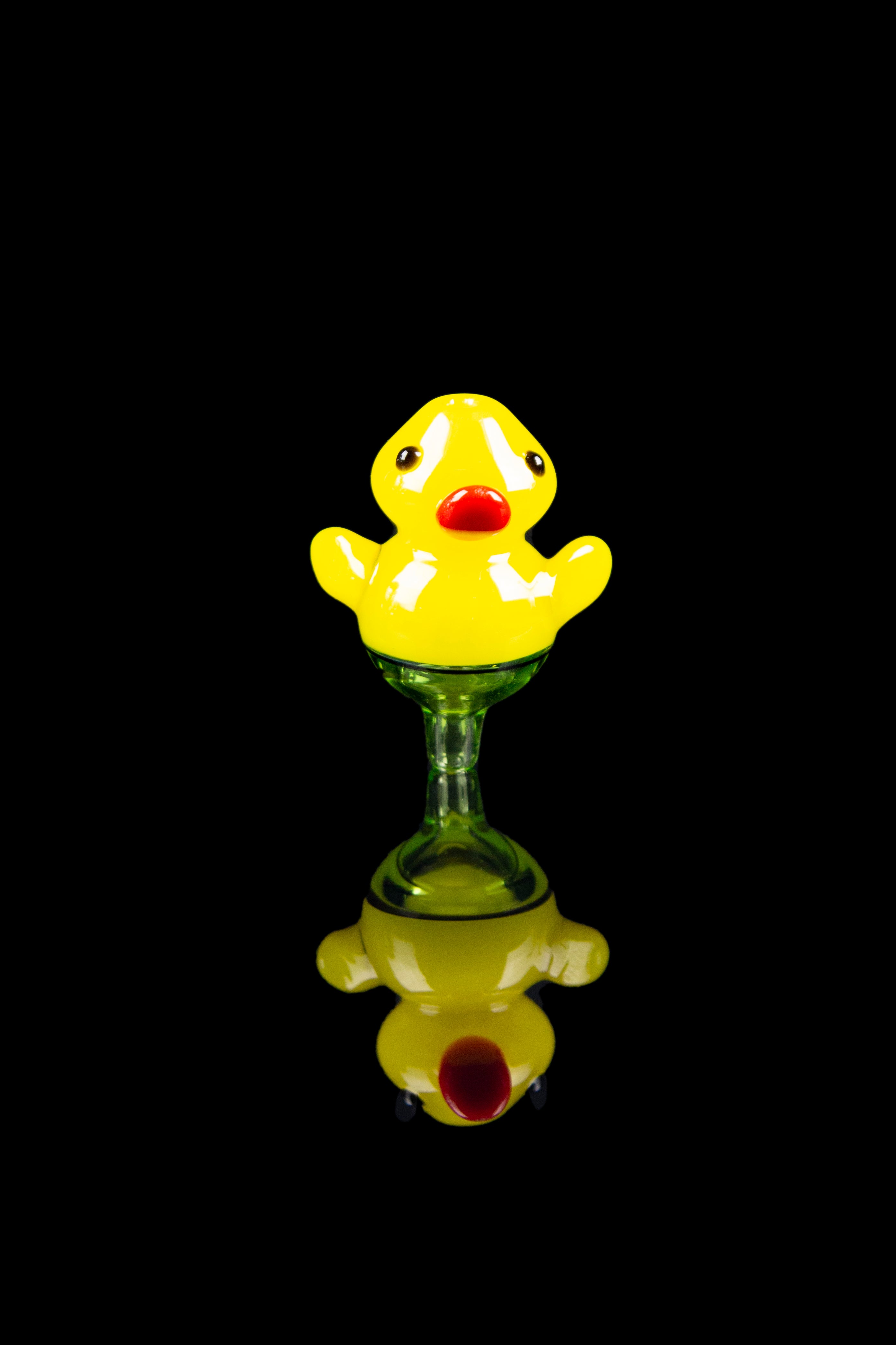 Adorable Ducky Carb Cap with Vibrant Colored Accents