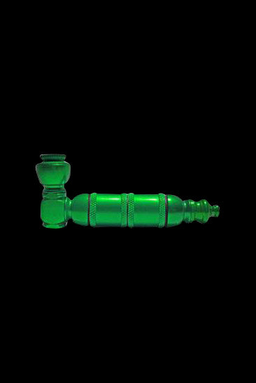 Ultra - Portable Anodized Aluminum Smoking Pipe with Lid