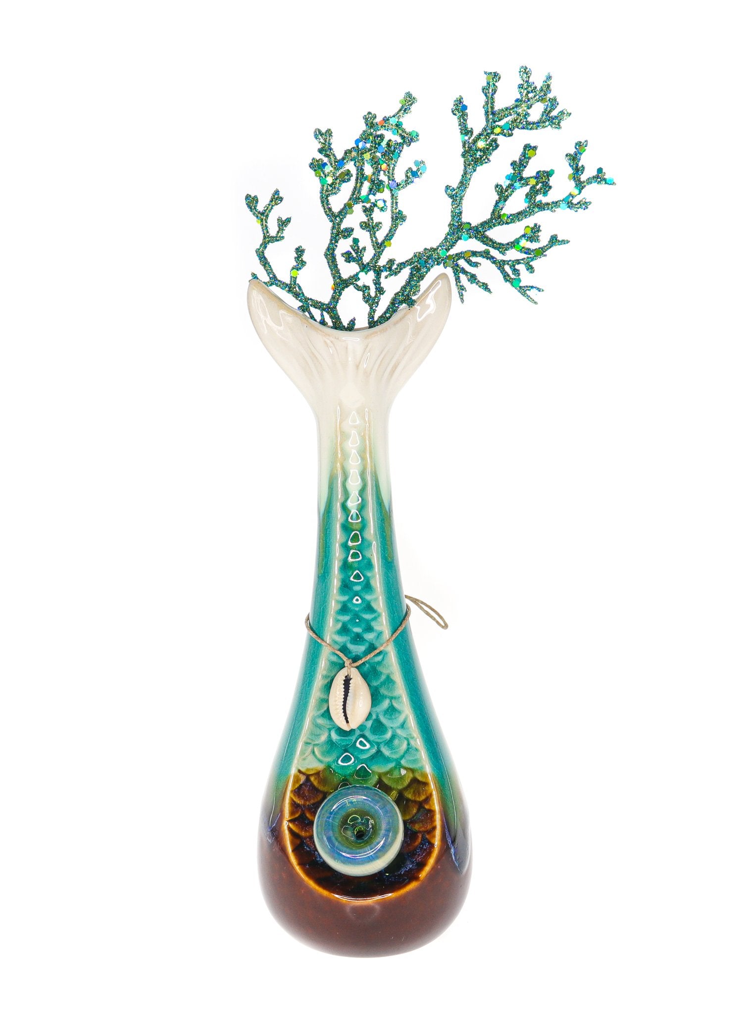 Enchanting Mermaid Water Pipe - My Bud Vase