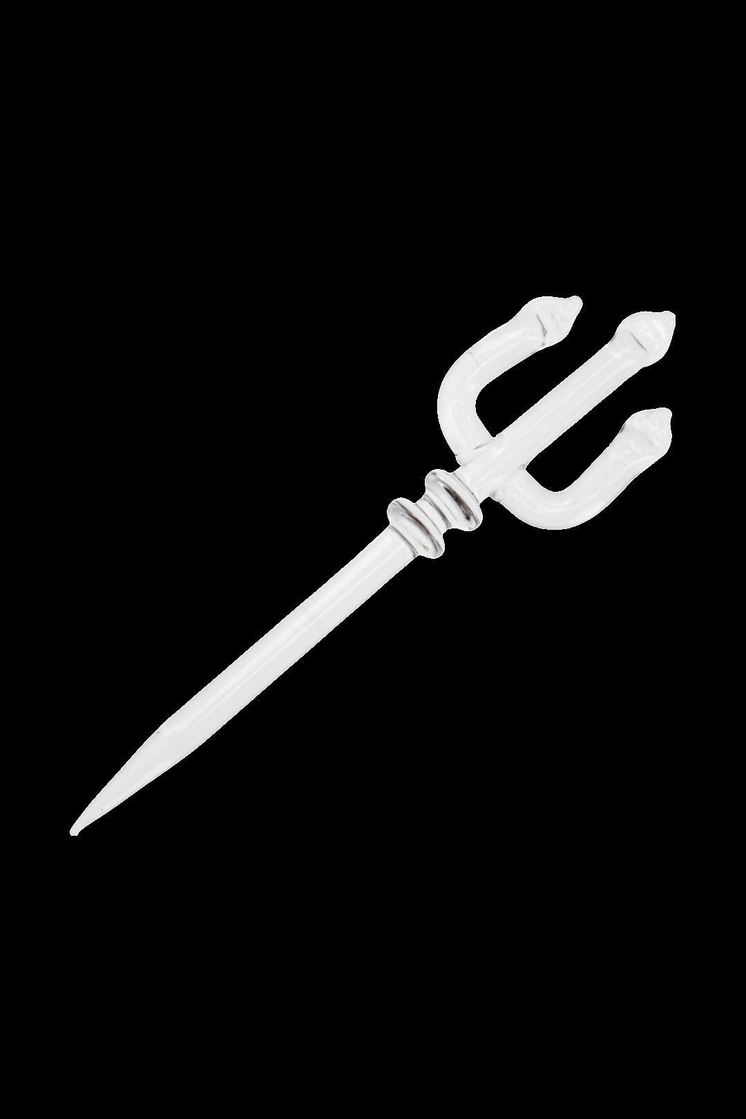Stunning Glass Pitchfork Dab Tool - A Must-Have for Dabbers