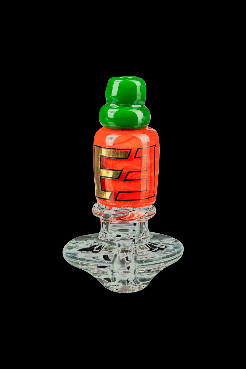 Empire Glassworks Sriracha Themed Carb Cap: A Must-Have for Puffco Peak Users