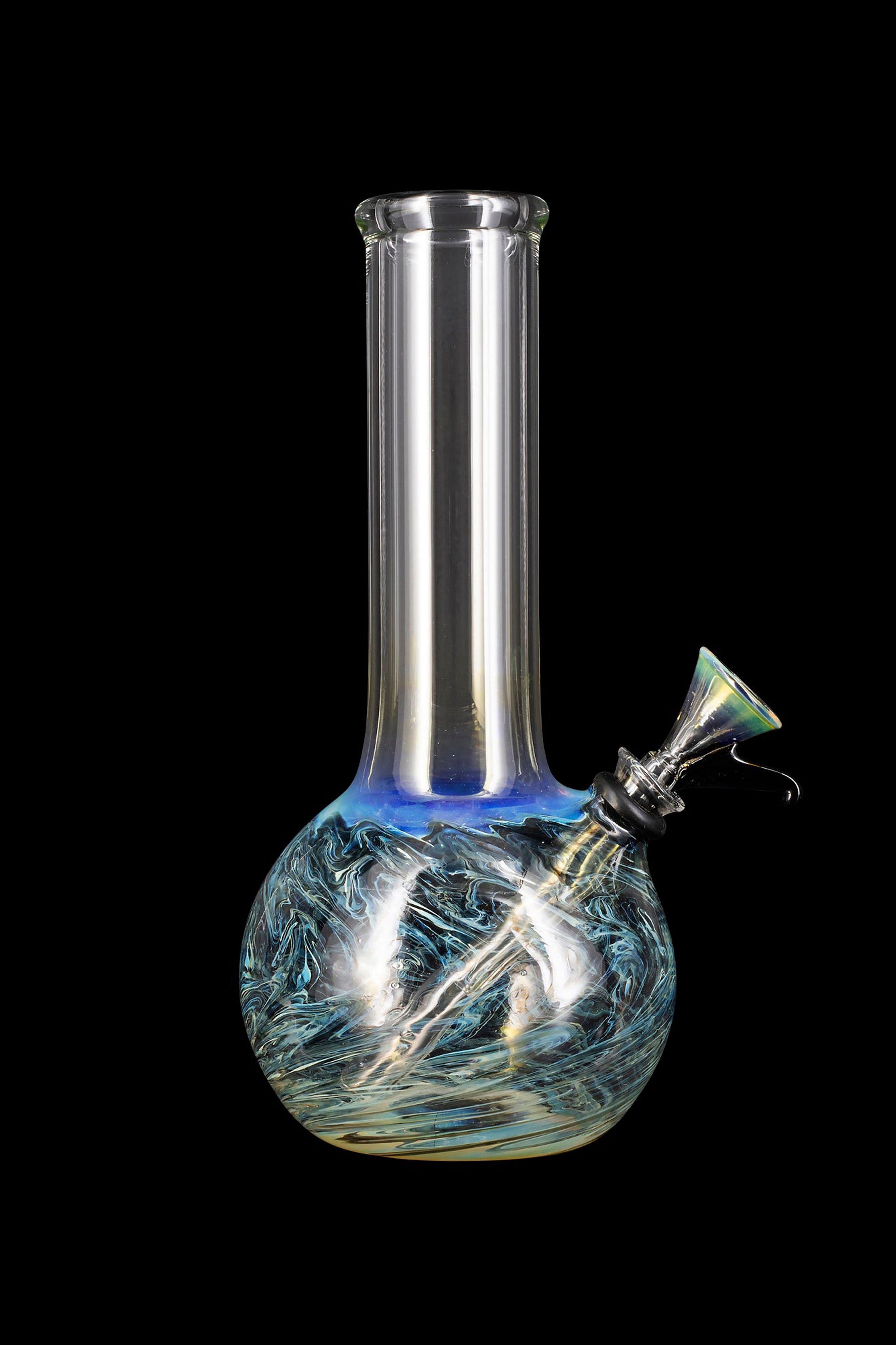 LA Pipes Stunning Raked Tiger Stripe Beaker Bong