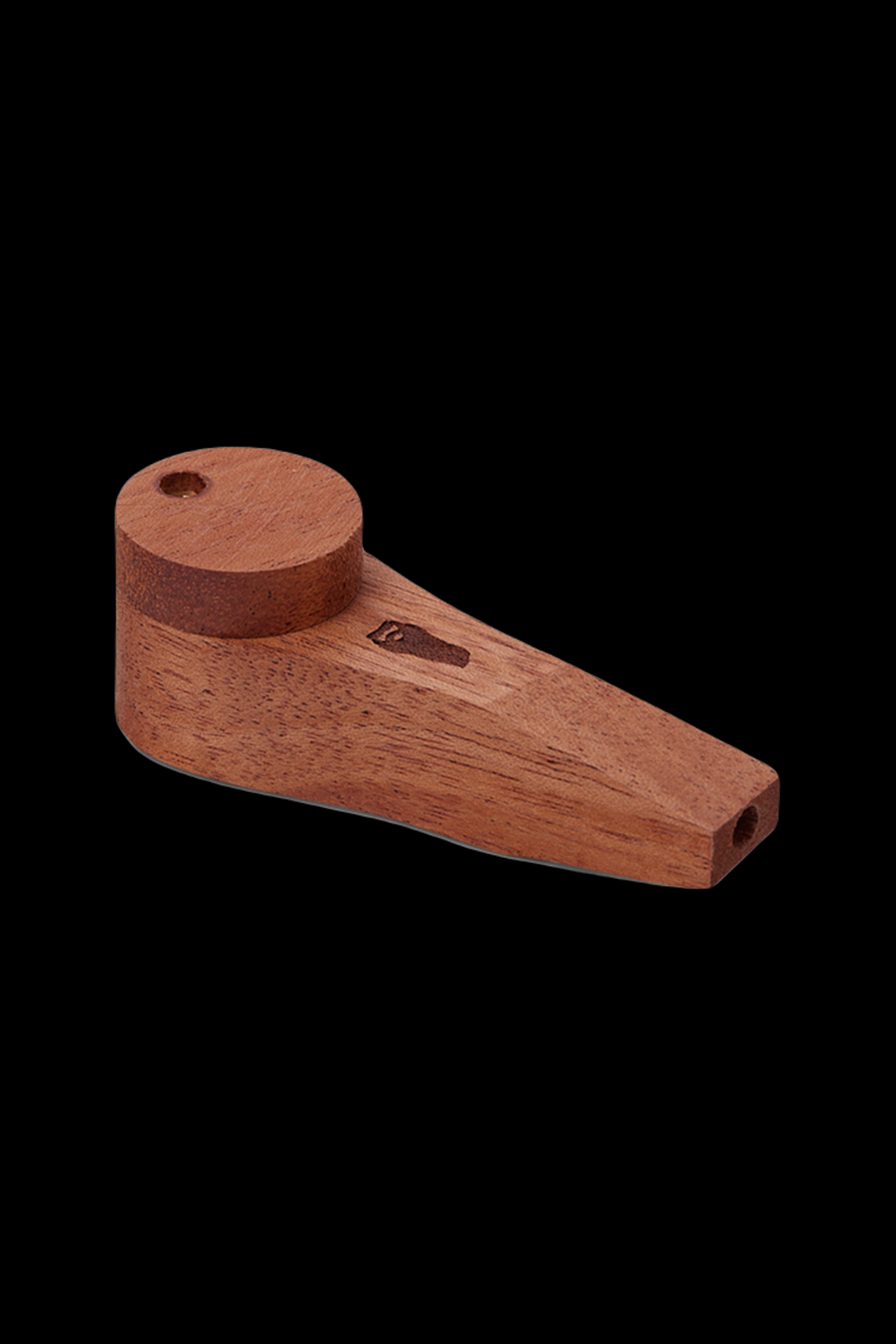 Exquisite Bearded Circle Wood Pipe with Secure Lid