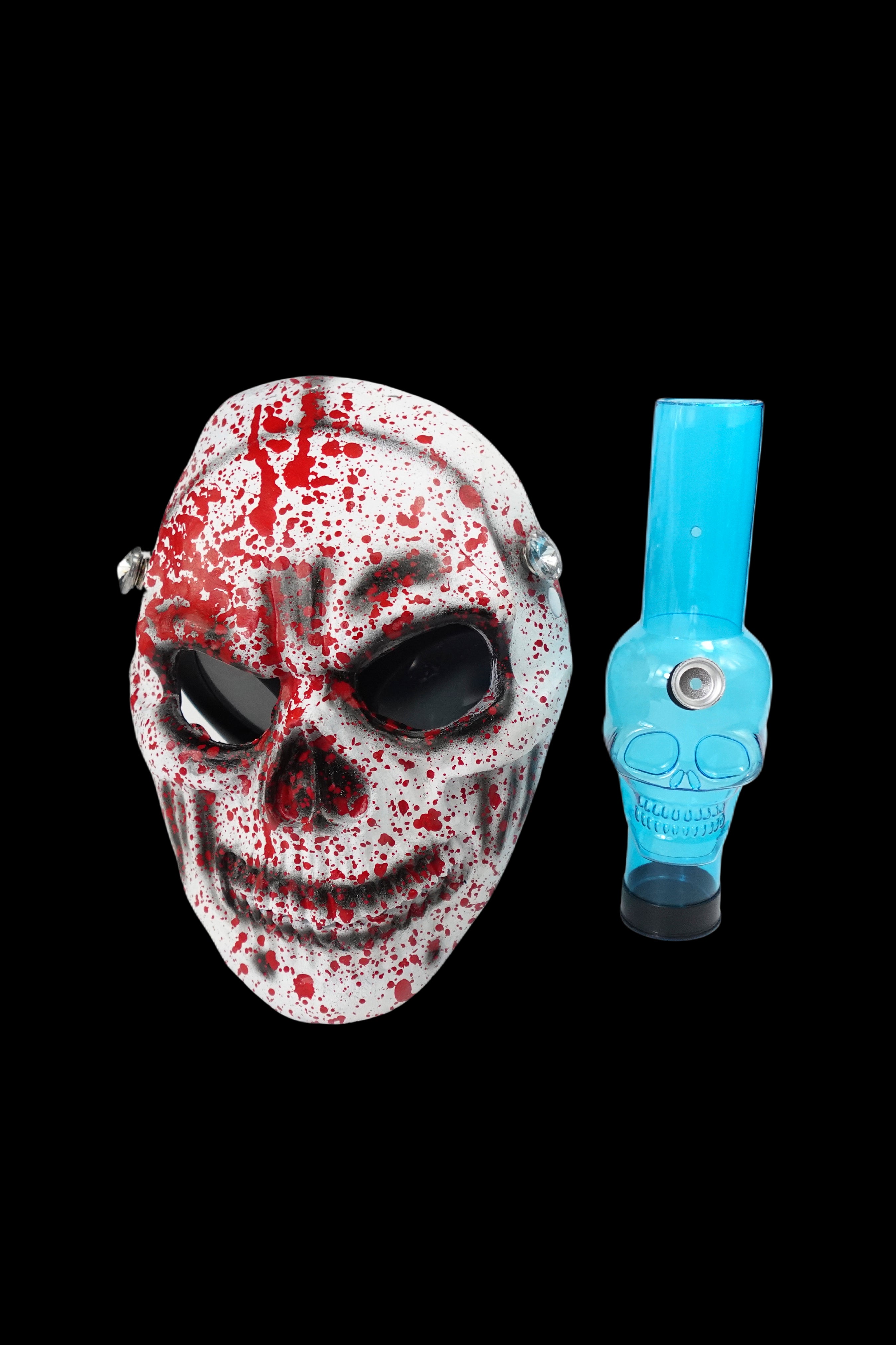 Cloud 8 Spooky Halloween Gas Mask Bong