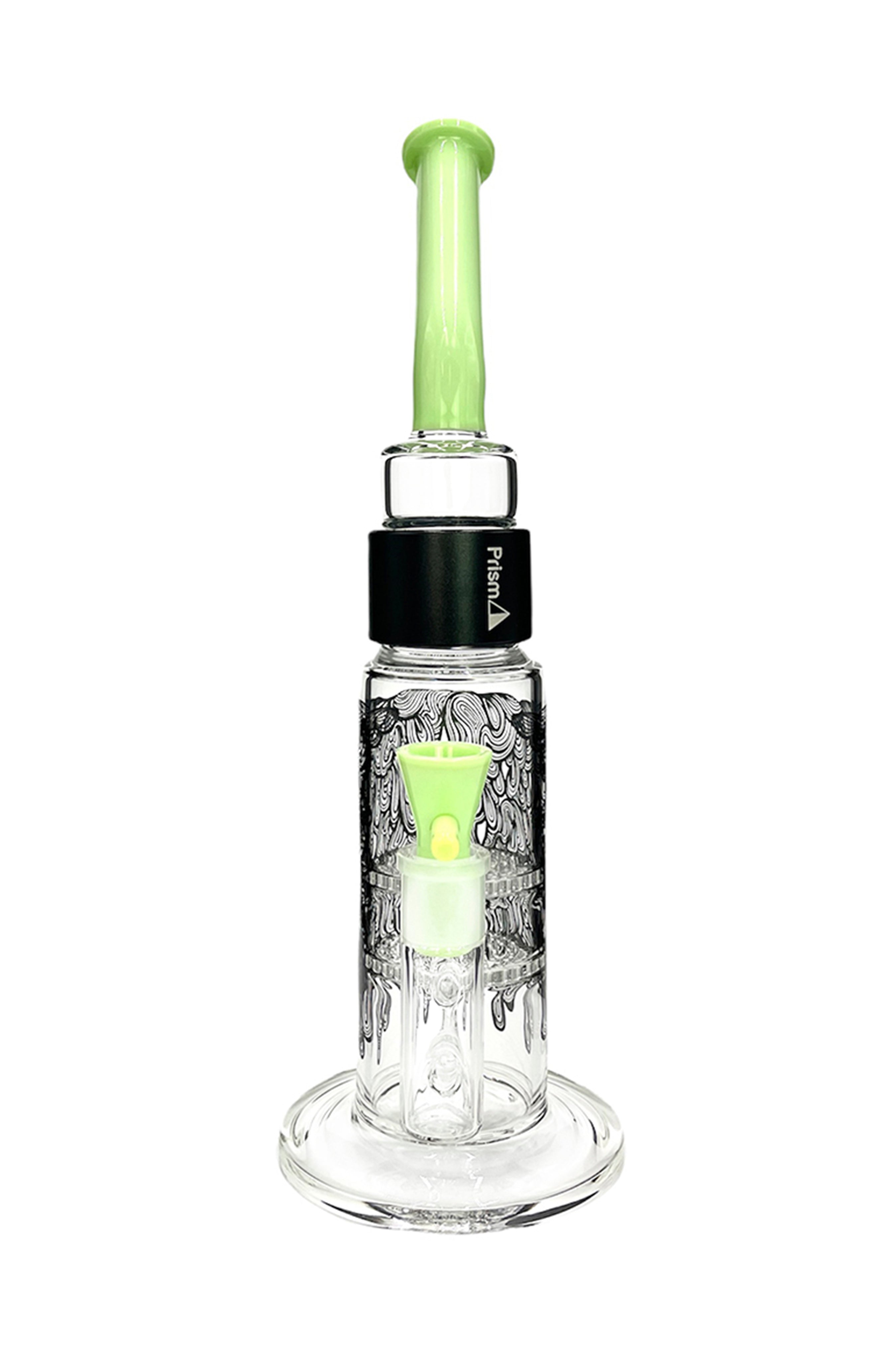 Prism's Stunning Halo Drippy Honeycomb Modular Bong