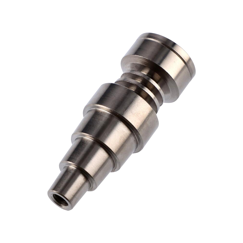Domeless 6-in-1 Spiral Titanium Nail - Fits Male and Female Joints