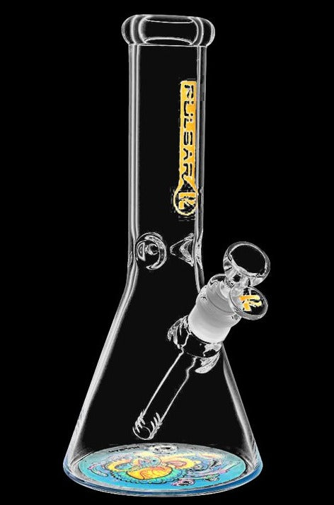Pulsar's Stunning Psychedelic Octopus Beaker Water Pipe