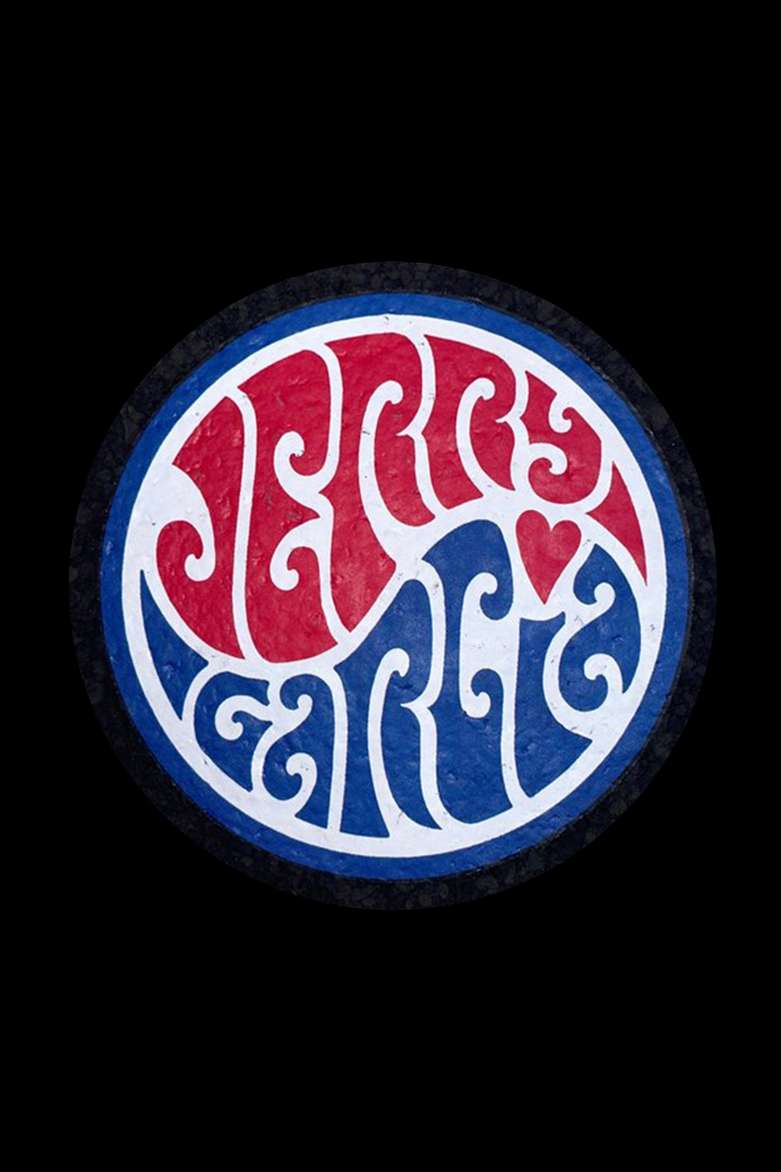 East Coasters Jerry Garcia Iconic Round Dab Mat