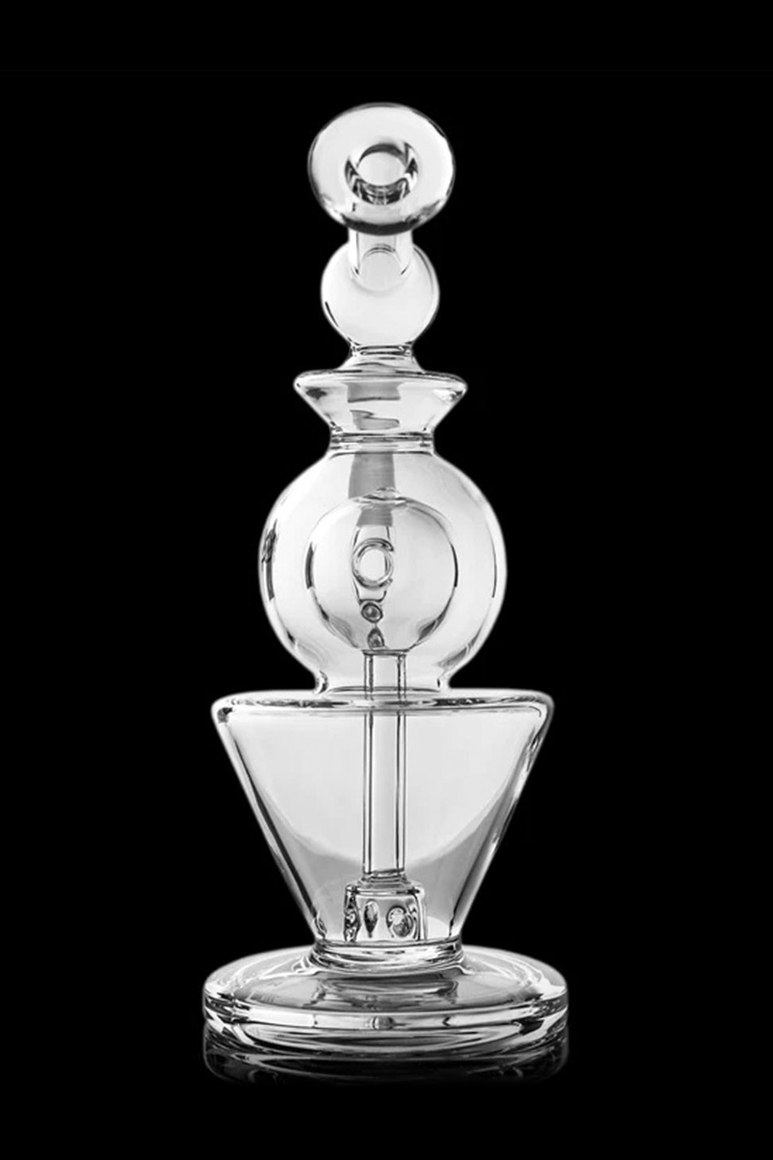 MJ Arsenal's Stunning Gemini Mini Dab Rig - Perfect for On-the-Go!