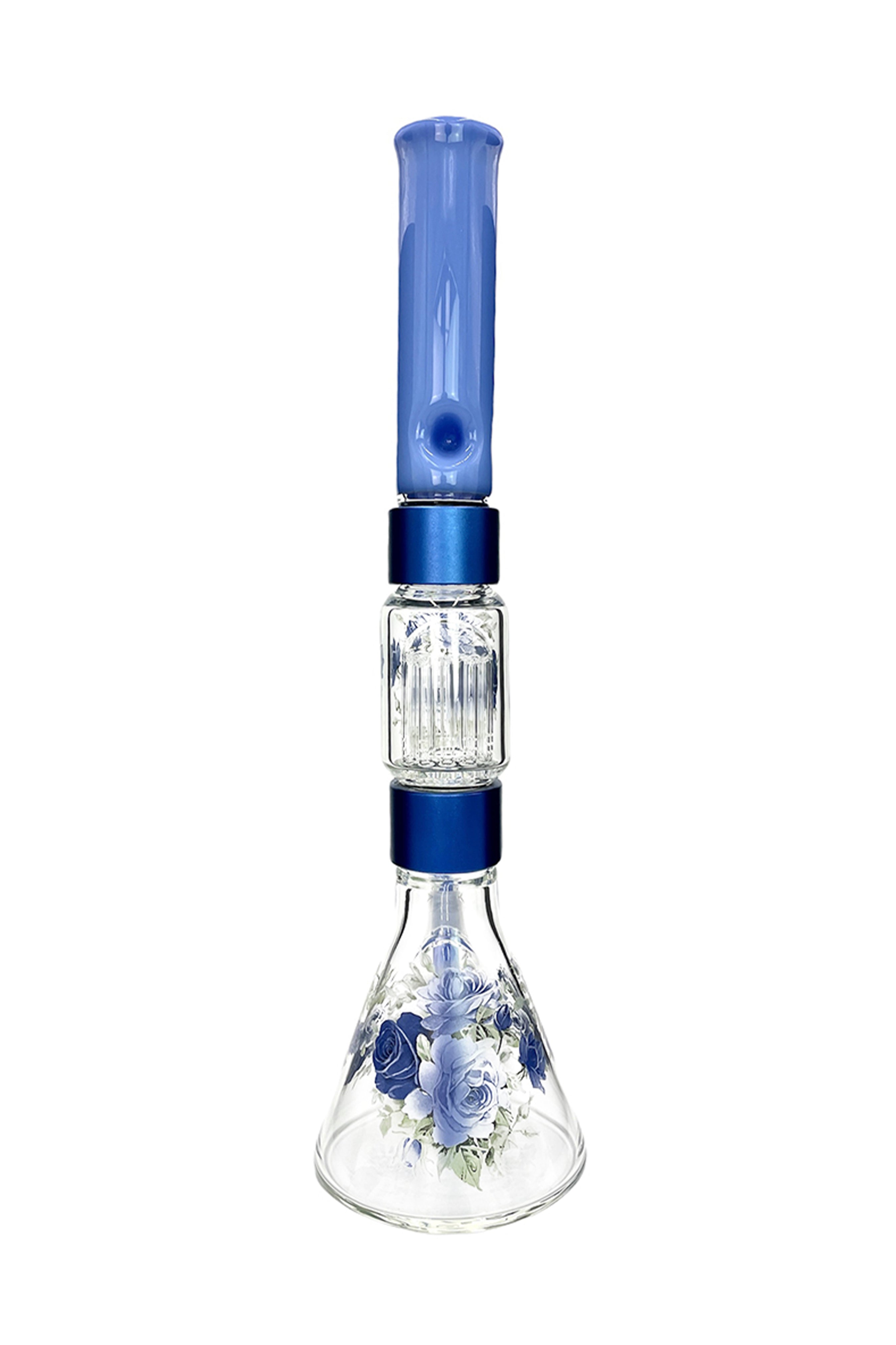 Prism Halo Moonlight Rose Double Stack Modular Bong - A Stunning Smoking Companion