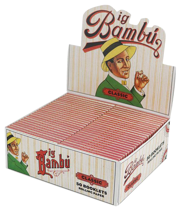 Big Bambu Classic Rolling Papers - 50 Pack Bundle