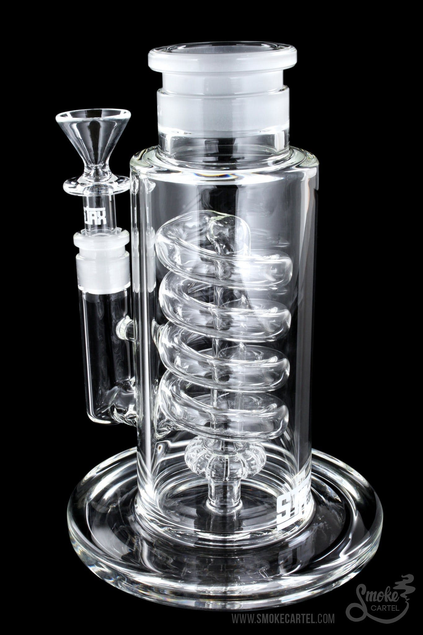 GRAV STAX Flare Base with Coil Showerhead Perc: Your Customizable Smoking Companion