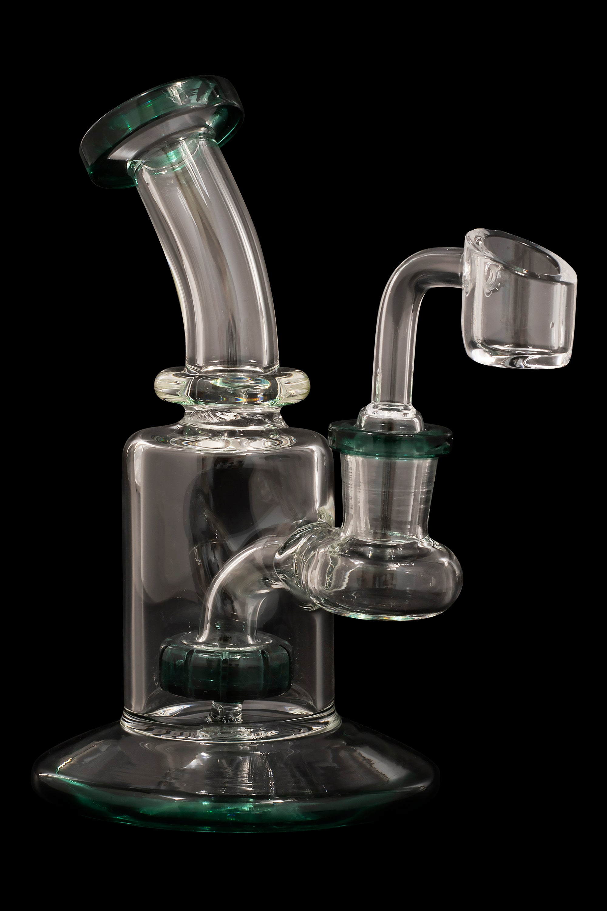 Stylish Colored Accent Dab Rig - Perfect for On-the-Go!