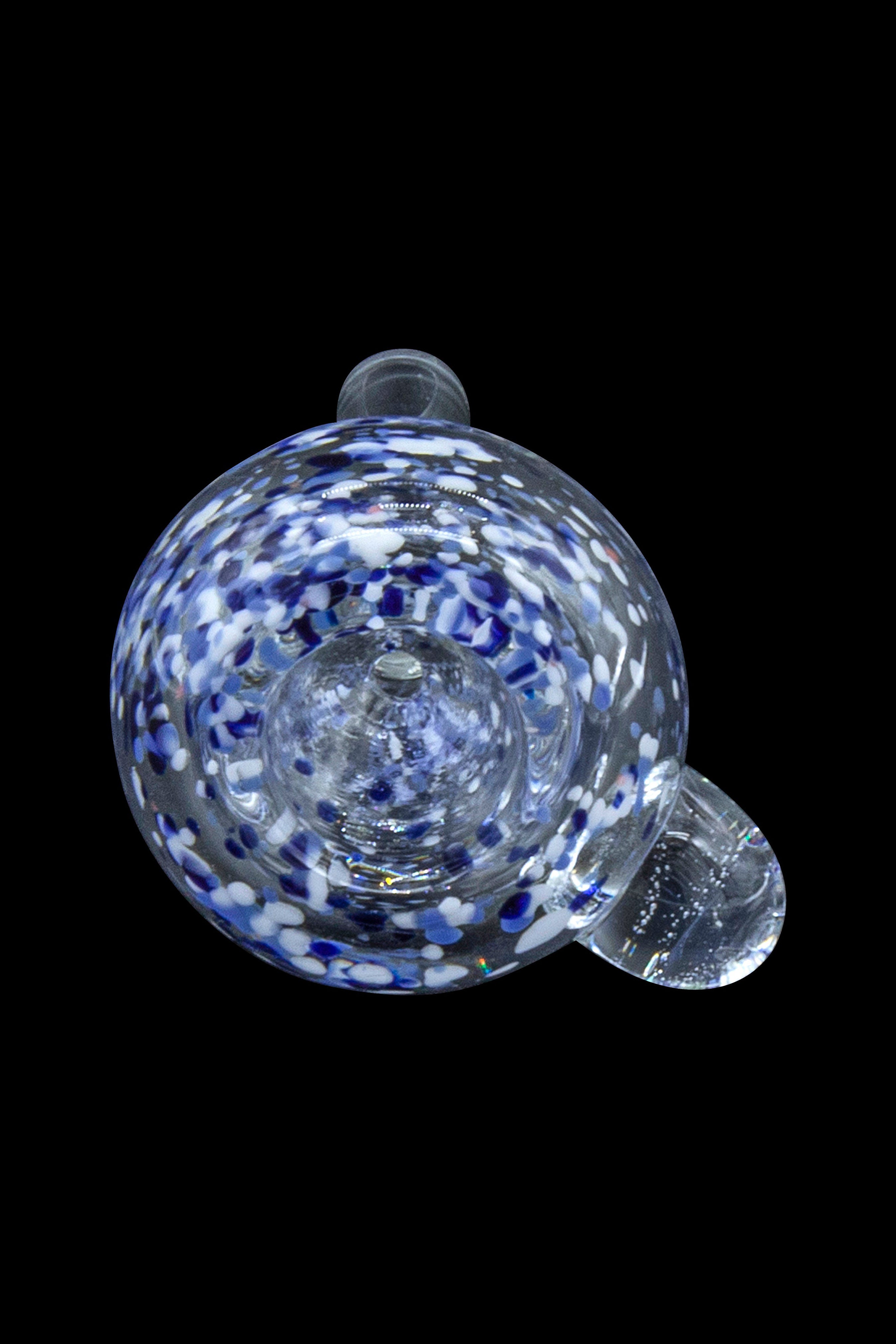 LA Pipes Frit Bubble Bowl Pull - Stem Slide: A Stunning Smoking Upgrade