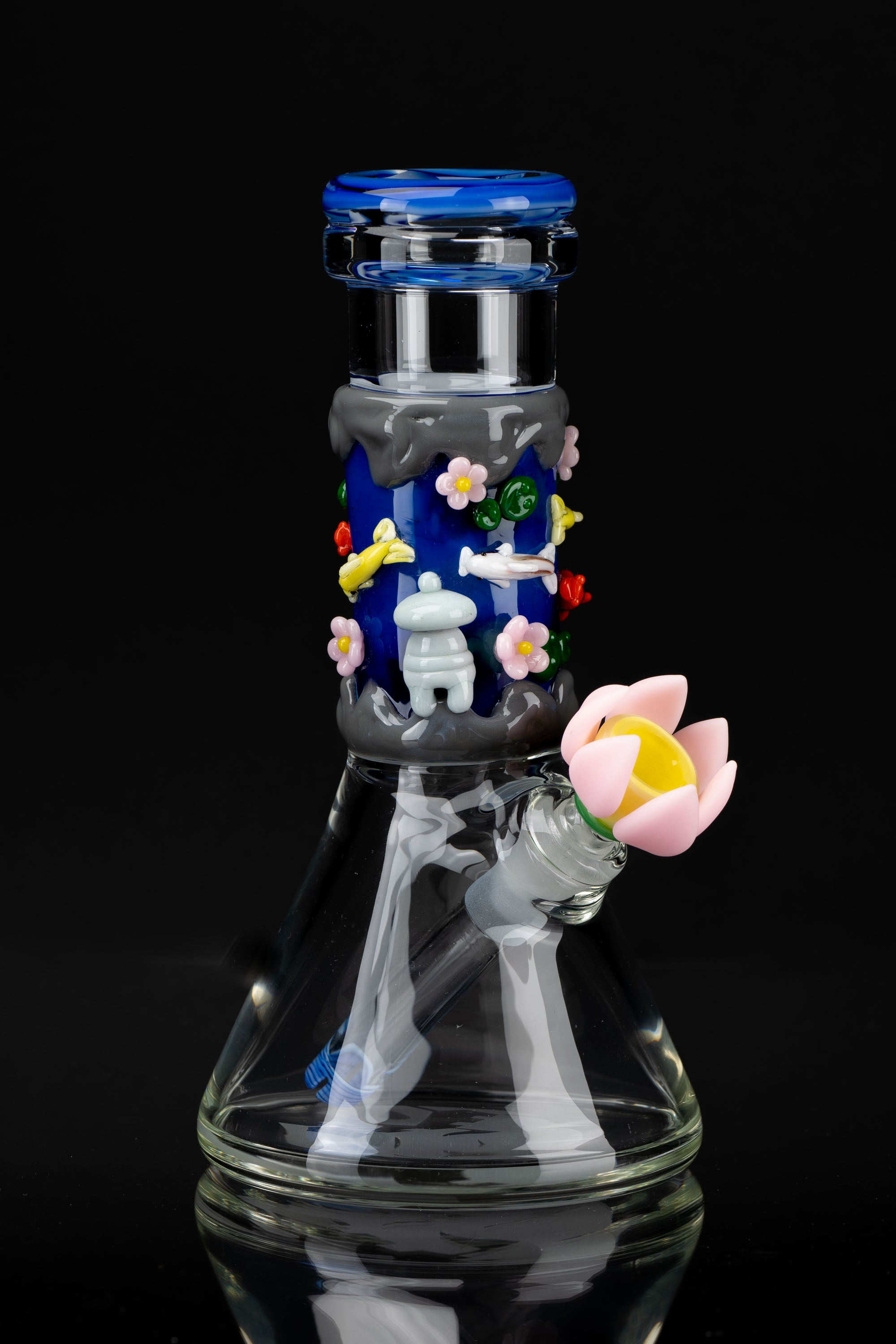 Empire Glassworks Stunning Koi Pond Baby Beaker