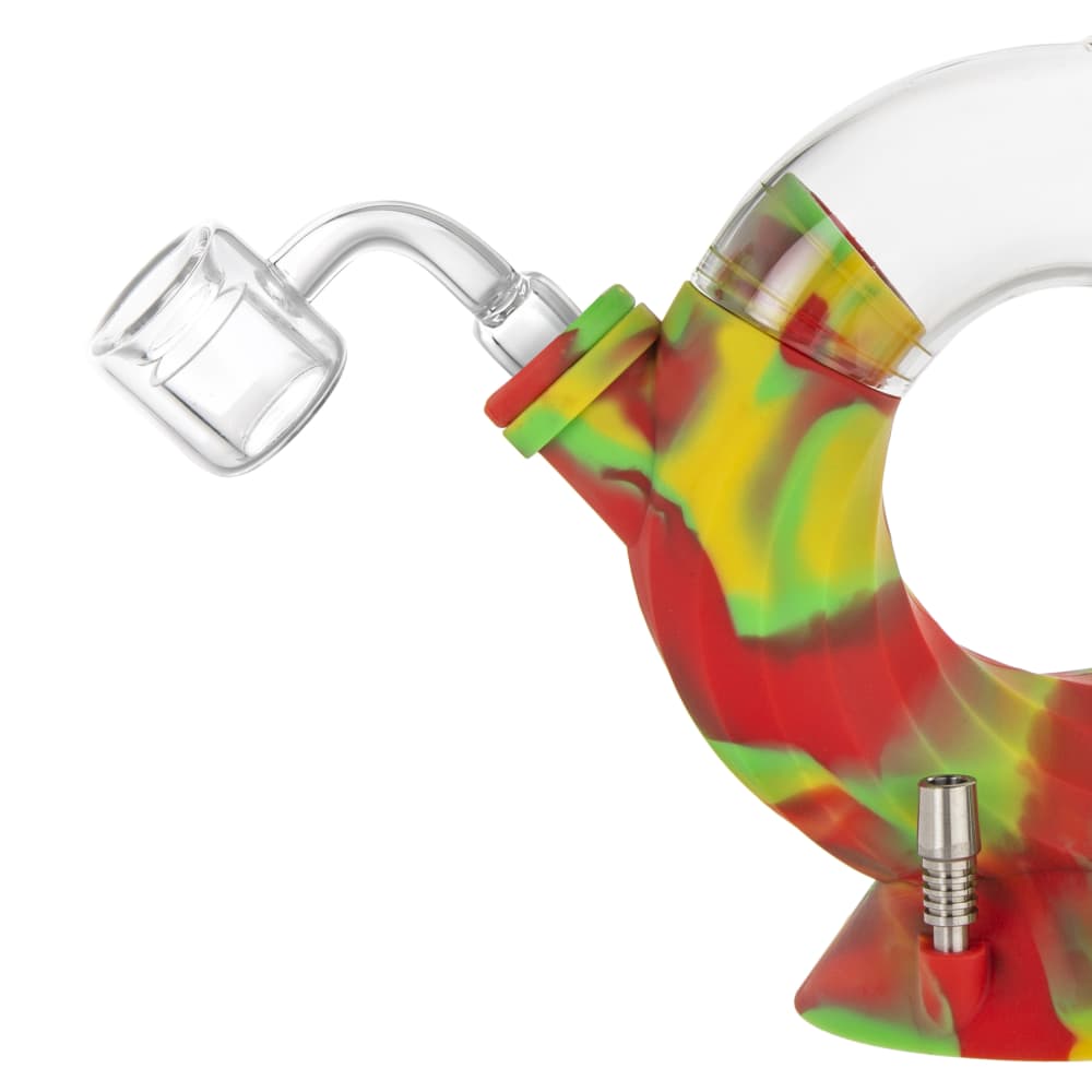 Ooze Ozone 4-in-1 Silicone Hybrid Water Pipe & Dab Straw