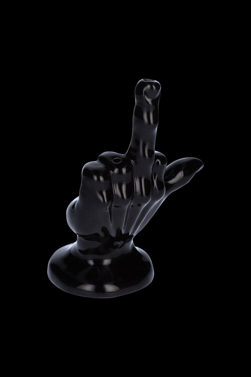 Cool Middle Finger Ceramic Smoking Pipe