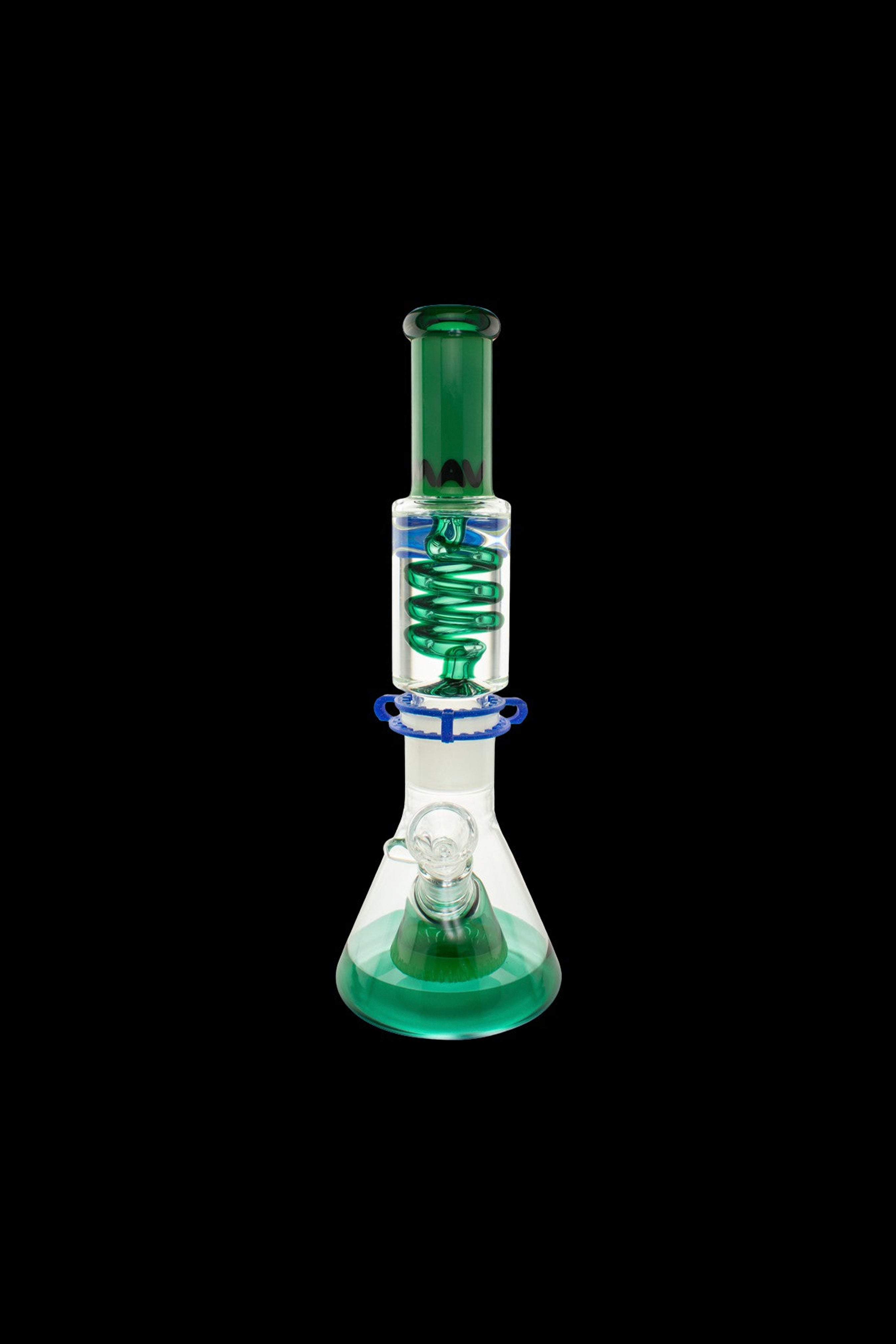 MAV Glass Slitted Pyramid Beaker Freezable Coil System - Premium Smoking Experience