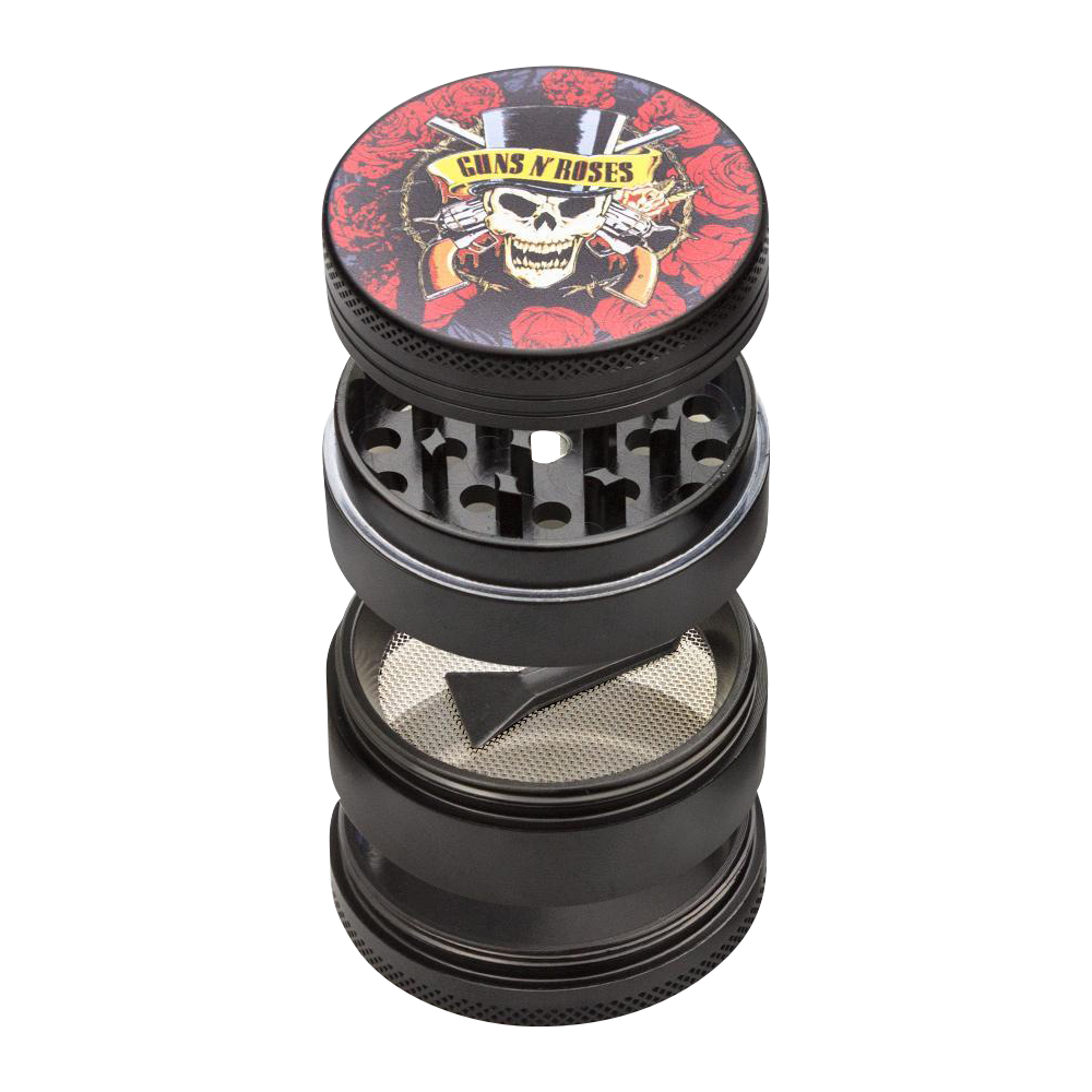 Guns N' Roses Skulls & Pistols Premium 4-Piece Herb Grinder