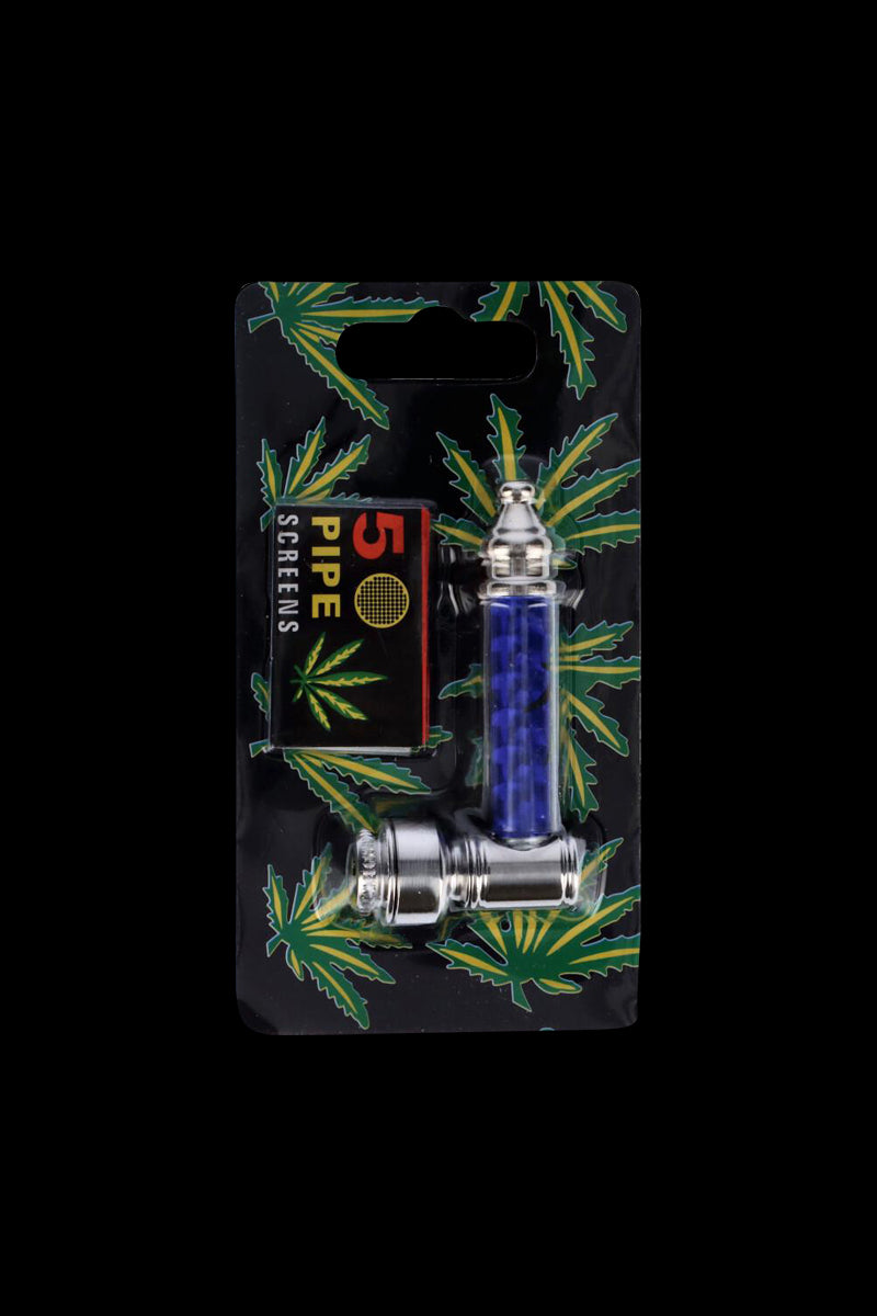Colorful Metal Hand Pipe - Compact & Durable Smoking Companion