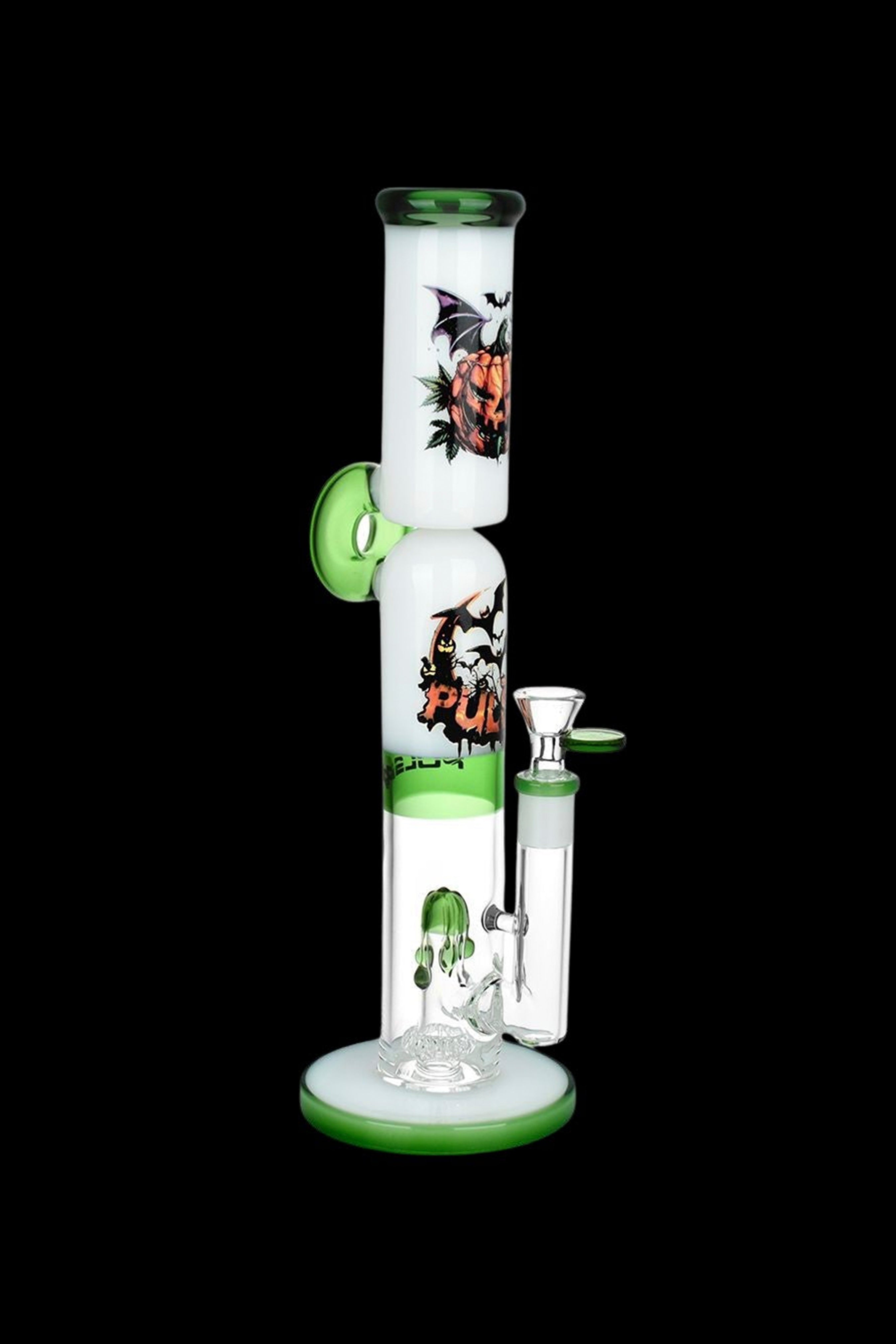 Pulsar Double Stacked Spooky Halloween Glass Water Pipe