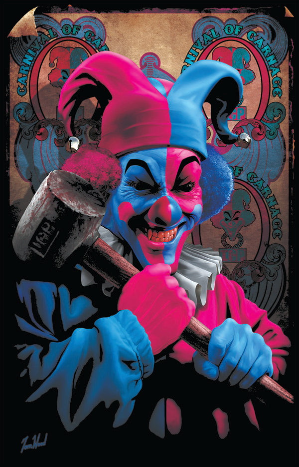 ICP Carnage UV-Reactive Blacklight Poster: A Spooky Visual Treat