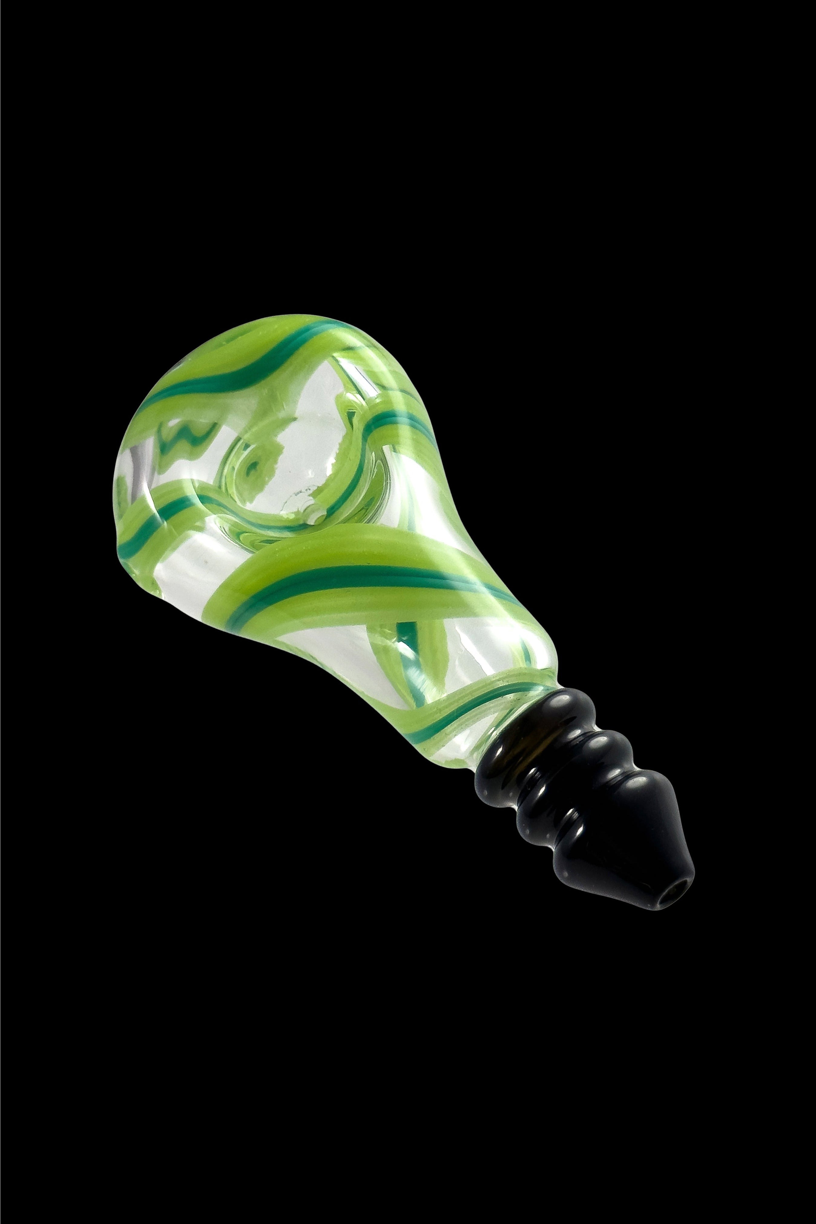 Crush Light Bulb Pipe - A Colorful Smoking Artifact