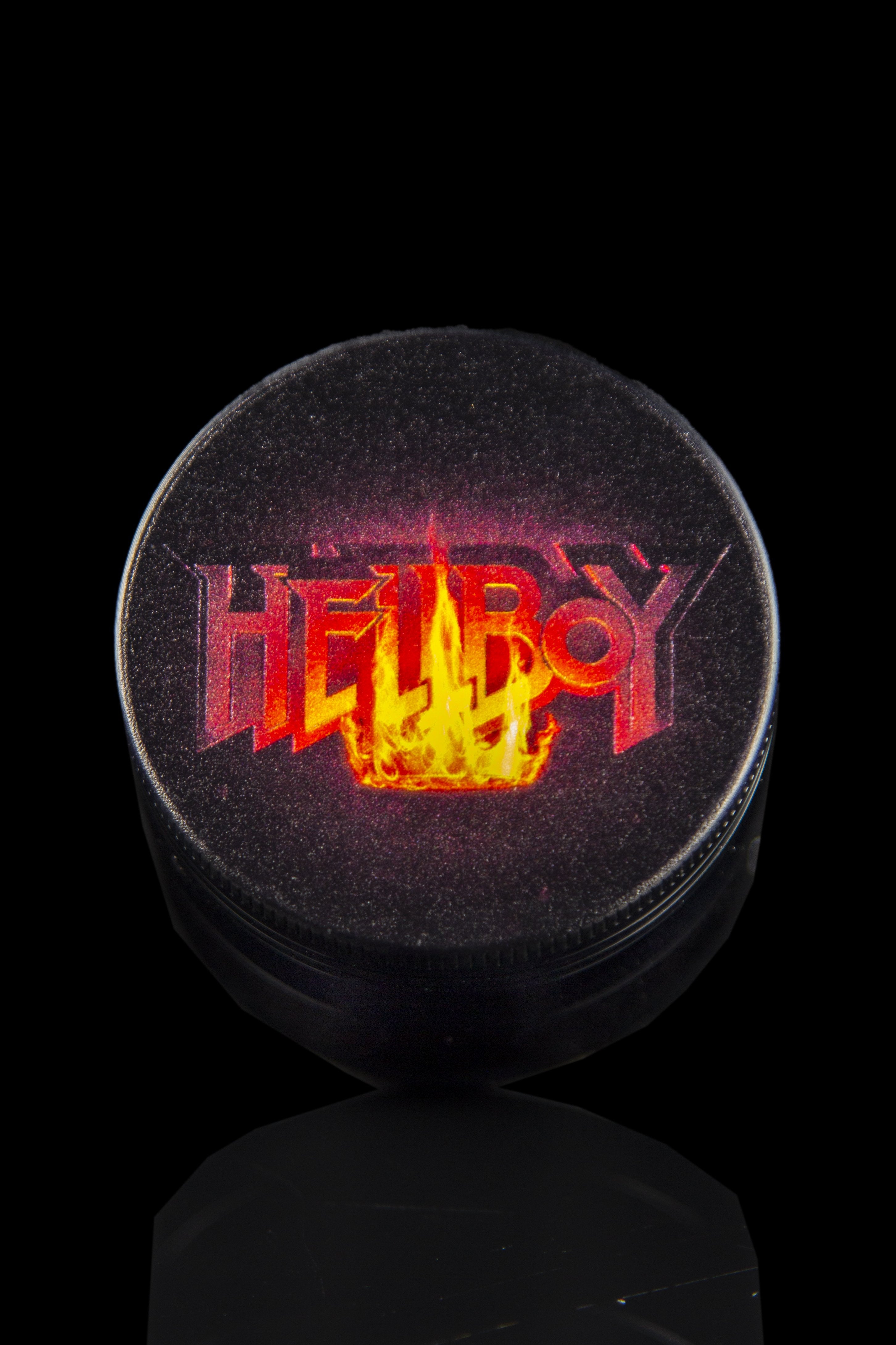 Hellboy 4-Piece Magnetic Aluminum Grinder - The Ultimate Smoking Companion