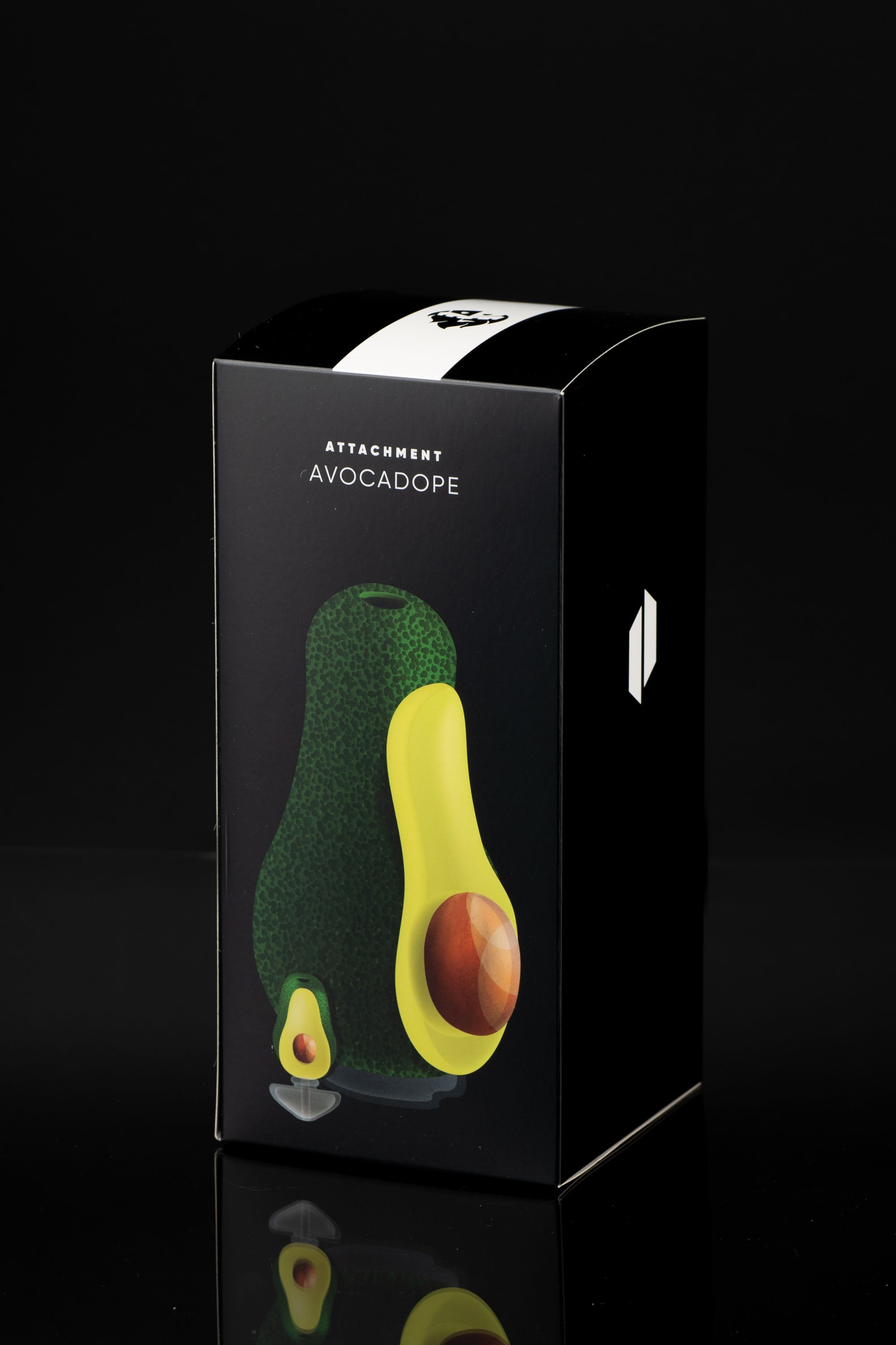 Empire Glassworks Avocado-themed Glass Attachment for Puffco Peak - Avocadope