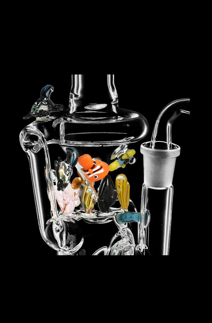 Empire Glassworks Enchanting Under the Sea Mini Recycler Rig