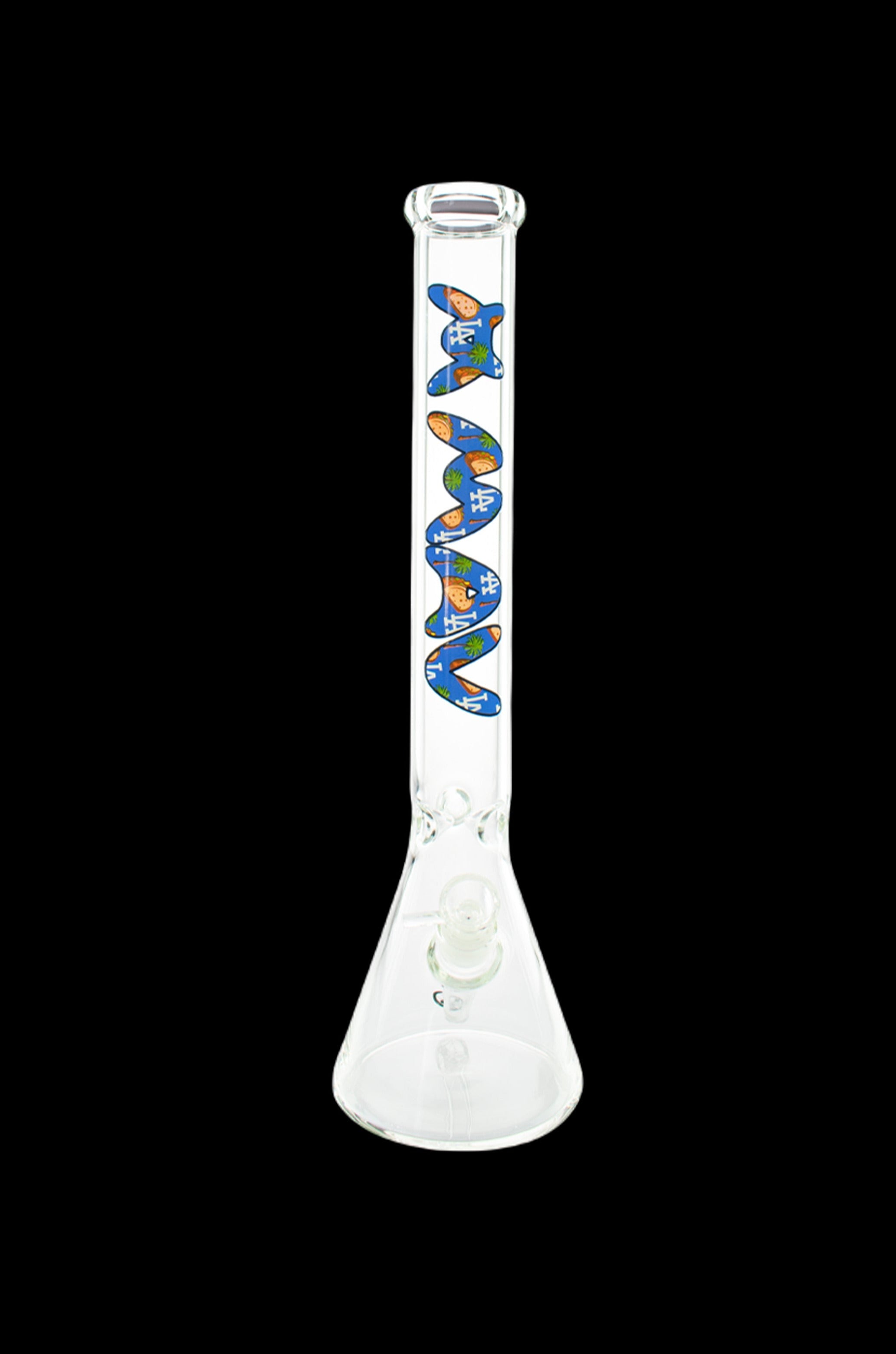 MAV Glass Top City Beaker Bong - Celebrate USA Cities in Style
