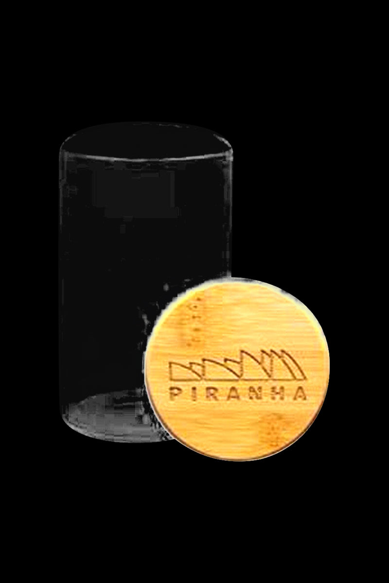 Piranha Premium Weed Storage Jar with Stylish Bamboo Lid
