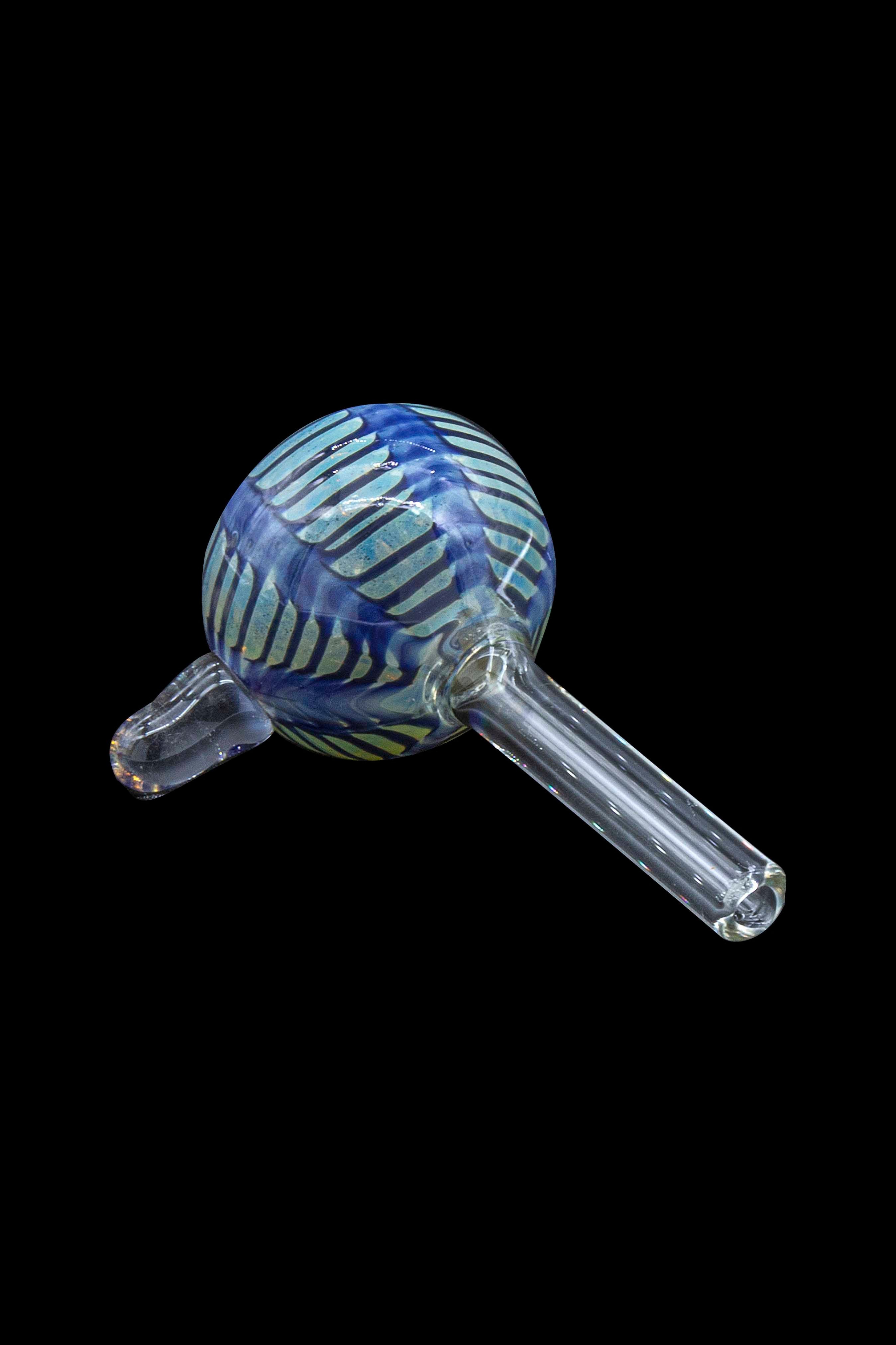 LA Pipes Colorful Raked Bubble Pull - Stem Slide Bowl - A Stunning Addition!