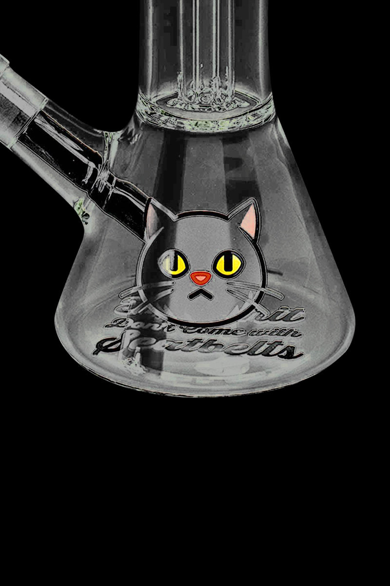 Beach Bum Cat Ice Beaker Bong - The Purr-fect Smoking Companion