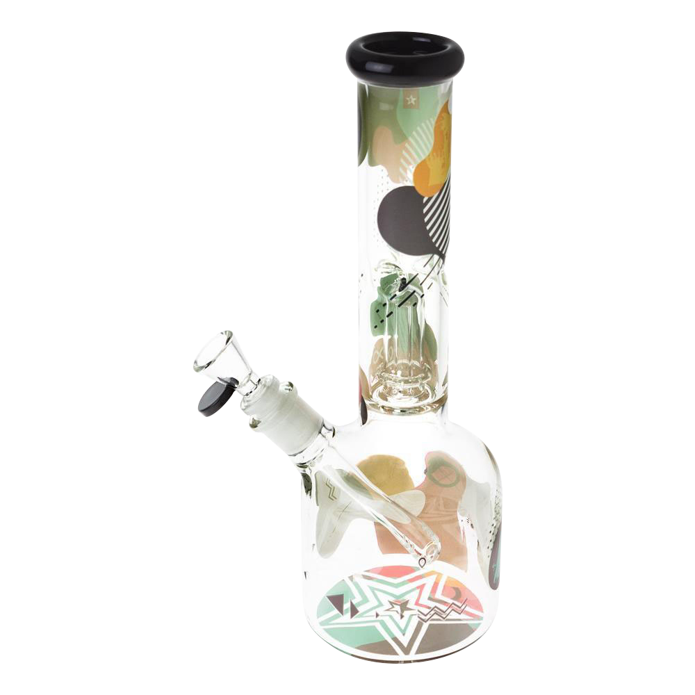 Famous Brandz Aquarius 12-Inch Stunning Glass Water Bong