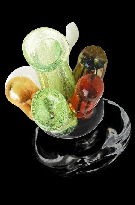 Empire Glassworks Puffco Peak Coral Reef Carb Cap - A Stunning Work of Art