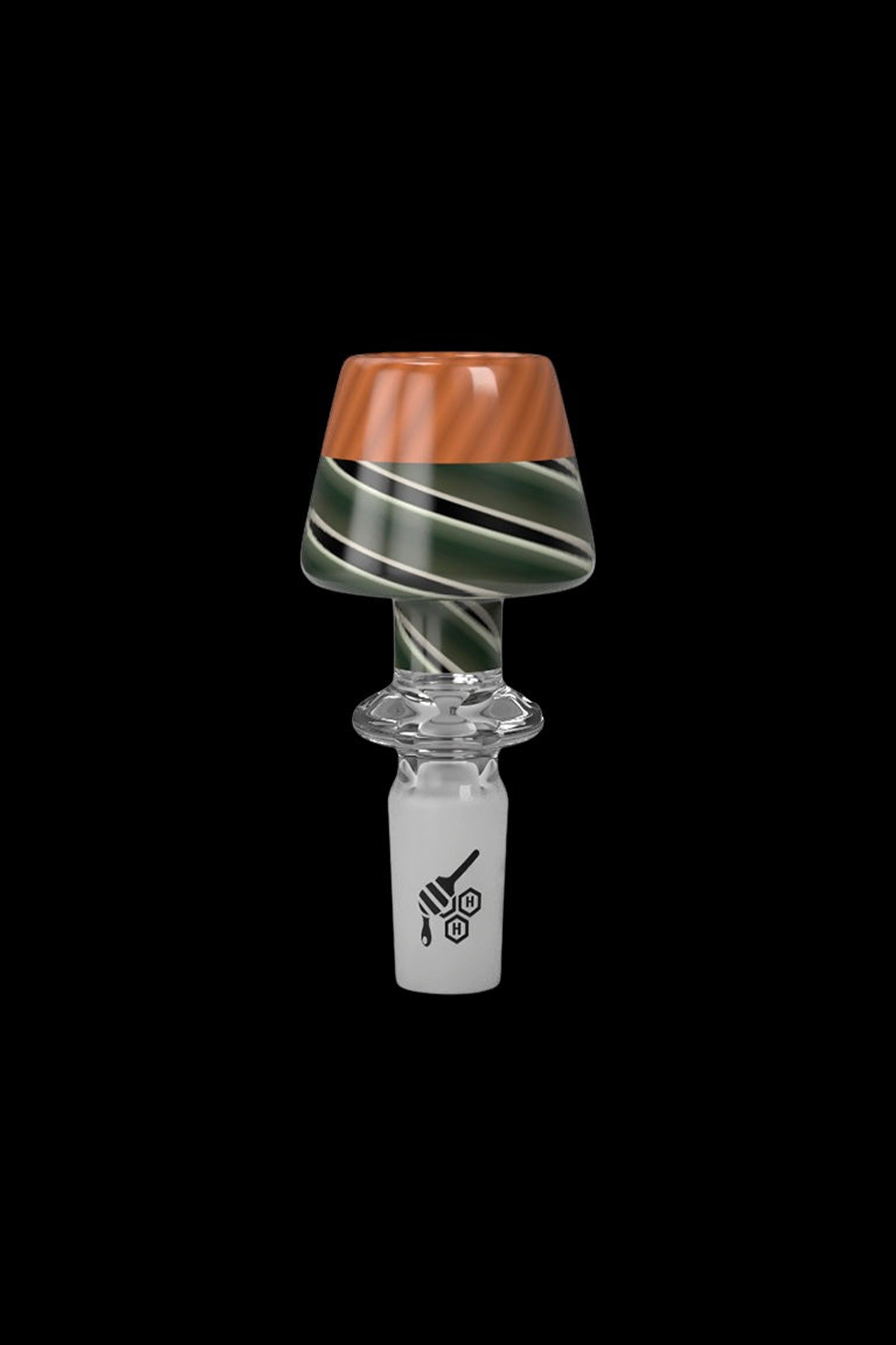 Honeybee Herb Fire Pit Top Whirl Bong Bowl - A Stunning Smoking Accessory