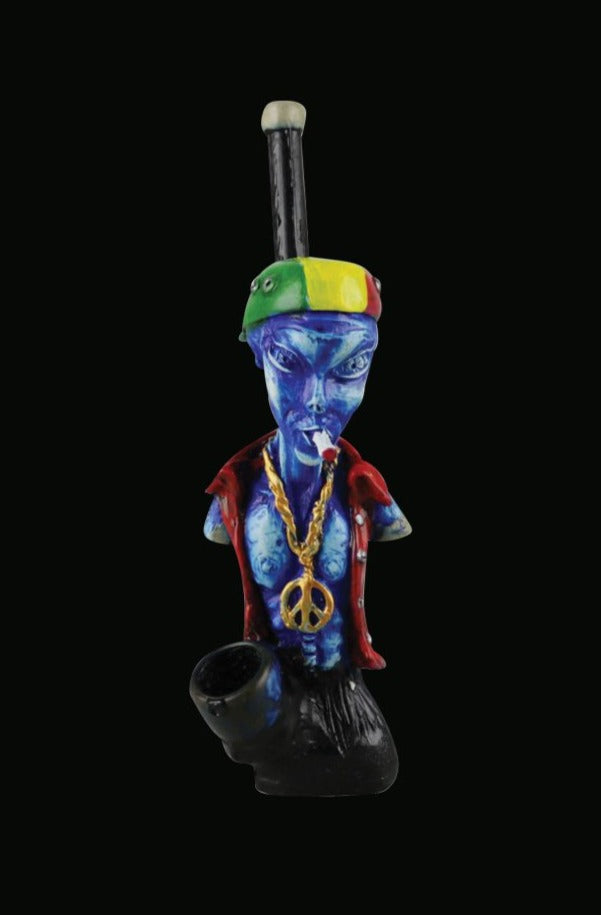 Stunning Alien Medium Hand Pipe