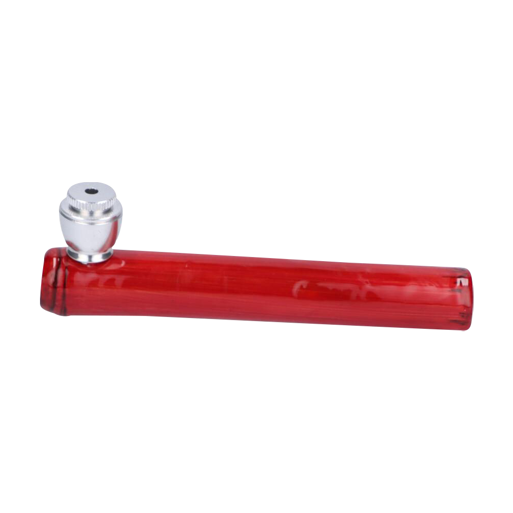 Elegant Bamboo Steamroller Pipe with Capped Herb Bowl