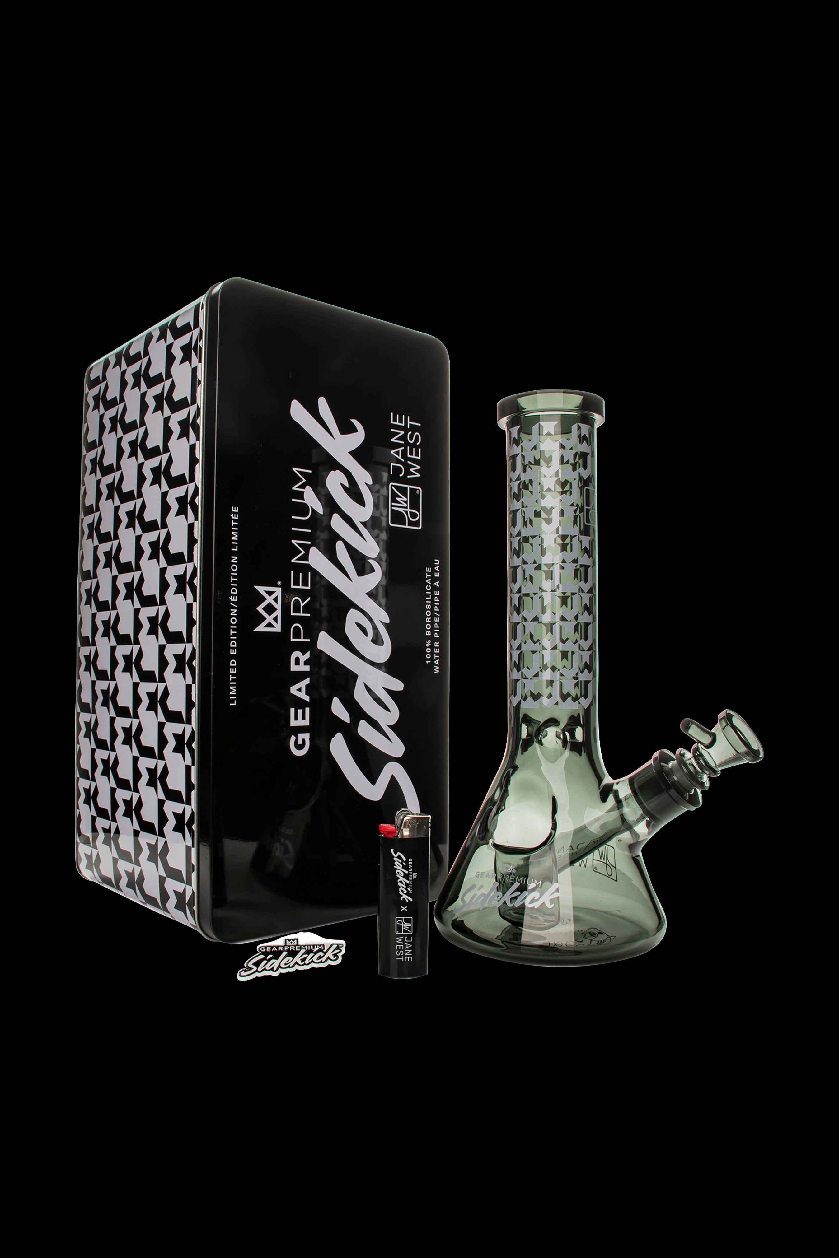 GEAR Premium x Jane West Limited Edition Sidekick Water Pipe - A Must-Have for Cannabis Enthusiasts