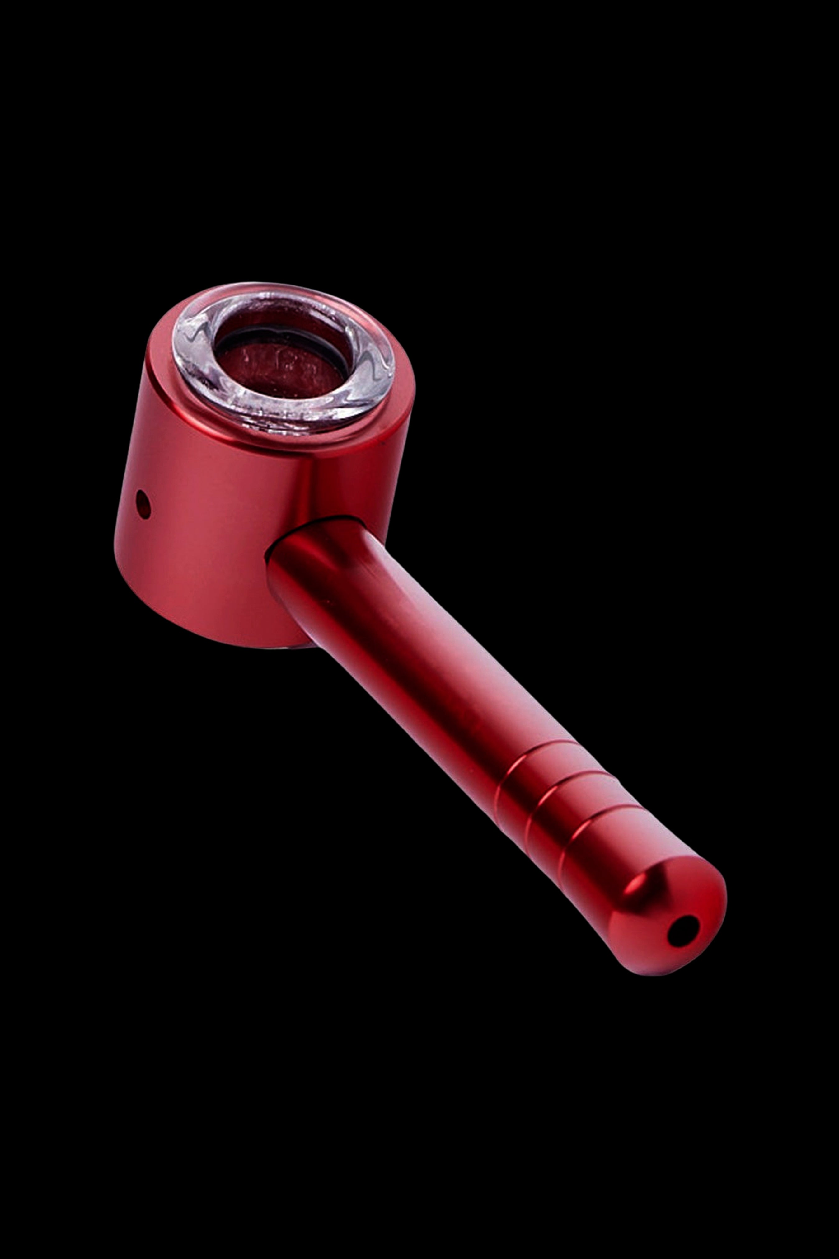 Cheech Glass Metal Pipe with Stylish Glass Bowl