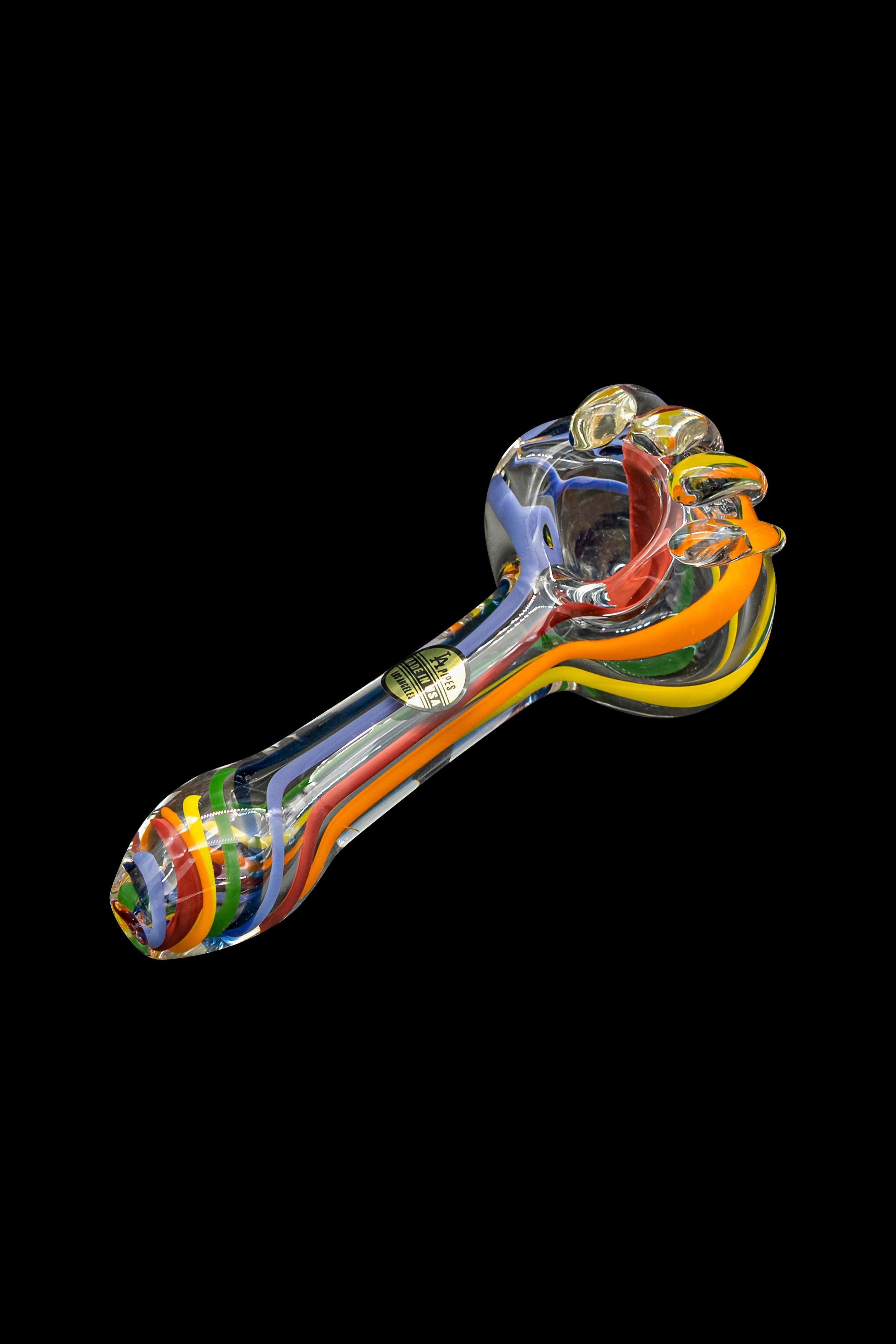 LA Pipes Stunning Rainbow Spoon Pipe