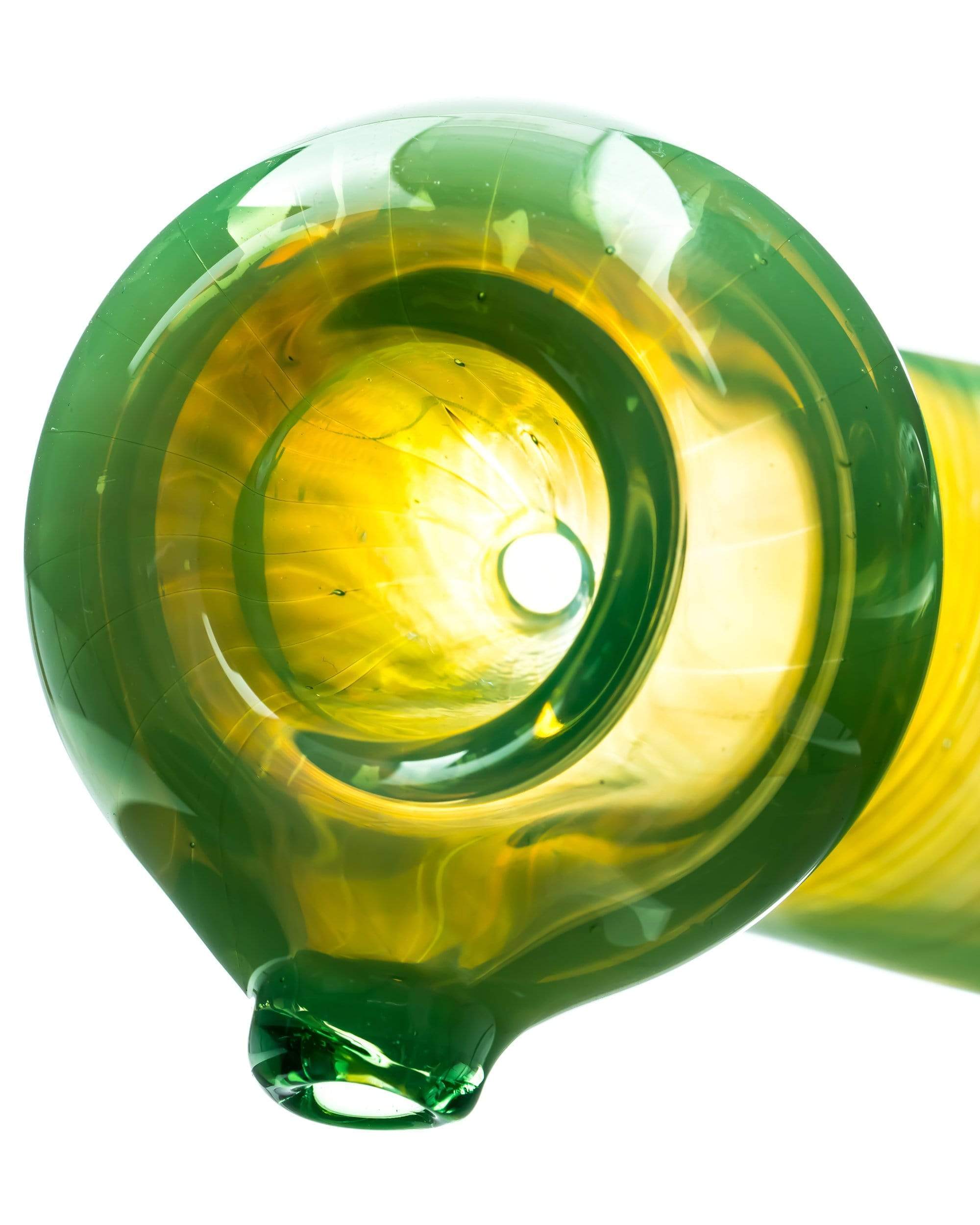 Stunning Mushroom Milli Thick Glass Sherlock Pipe