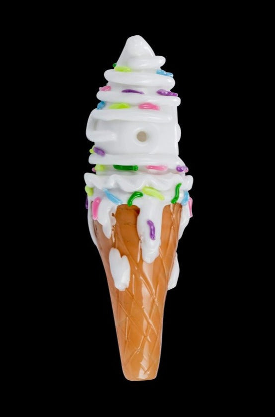 Empire Glassworks' Irresistible Sprinkles Ice Cream Cone Pipe